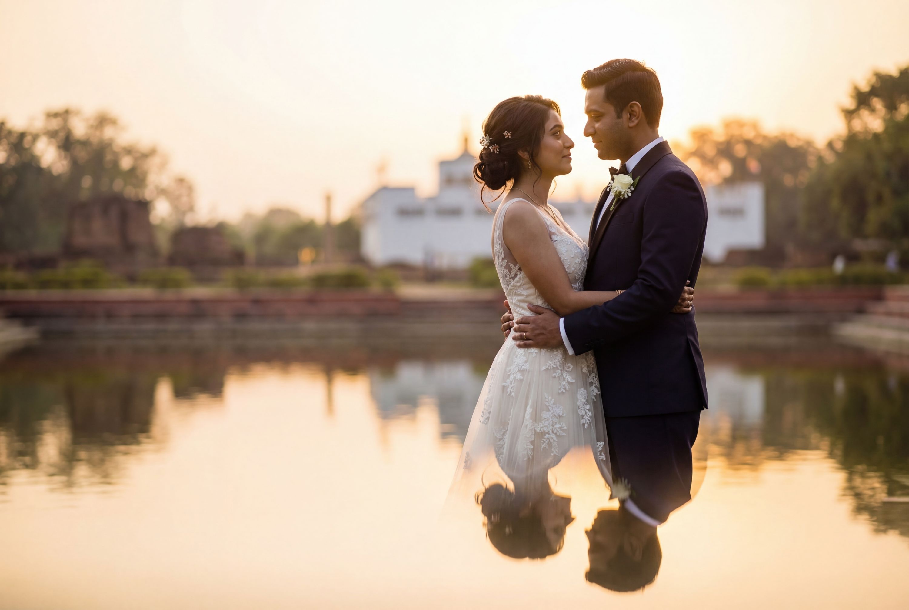 Wedding photography Lumbini - Puskarni Pond