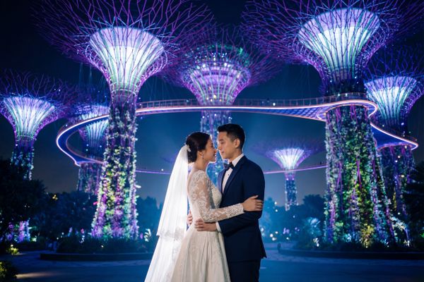 Gardens by the Bay (Supertree Grove) wedding photography Gardens by the Bay (Supertree Grove) wedding photography Singapore