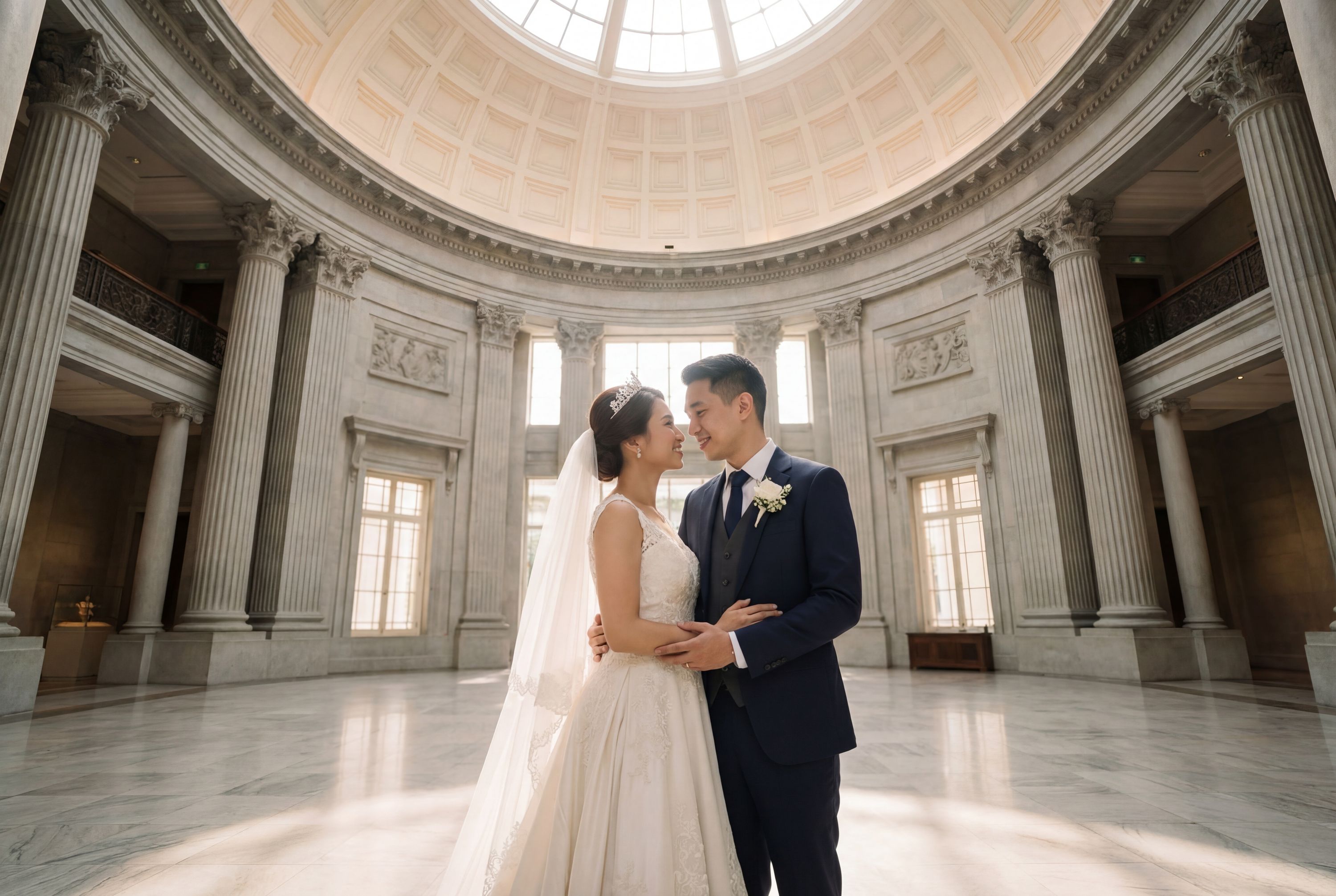 National Gallery Singapore wedding photography Singapore 