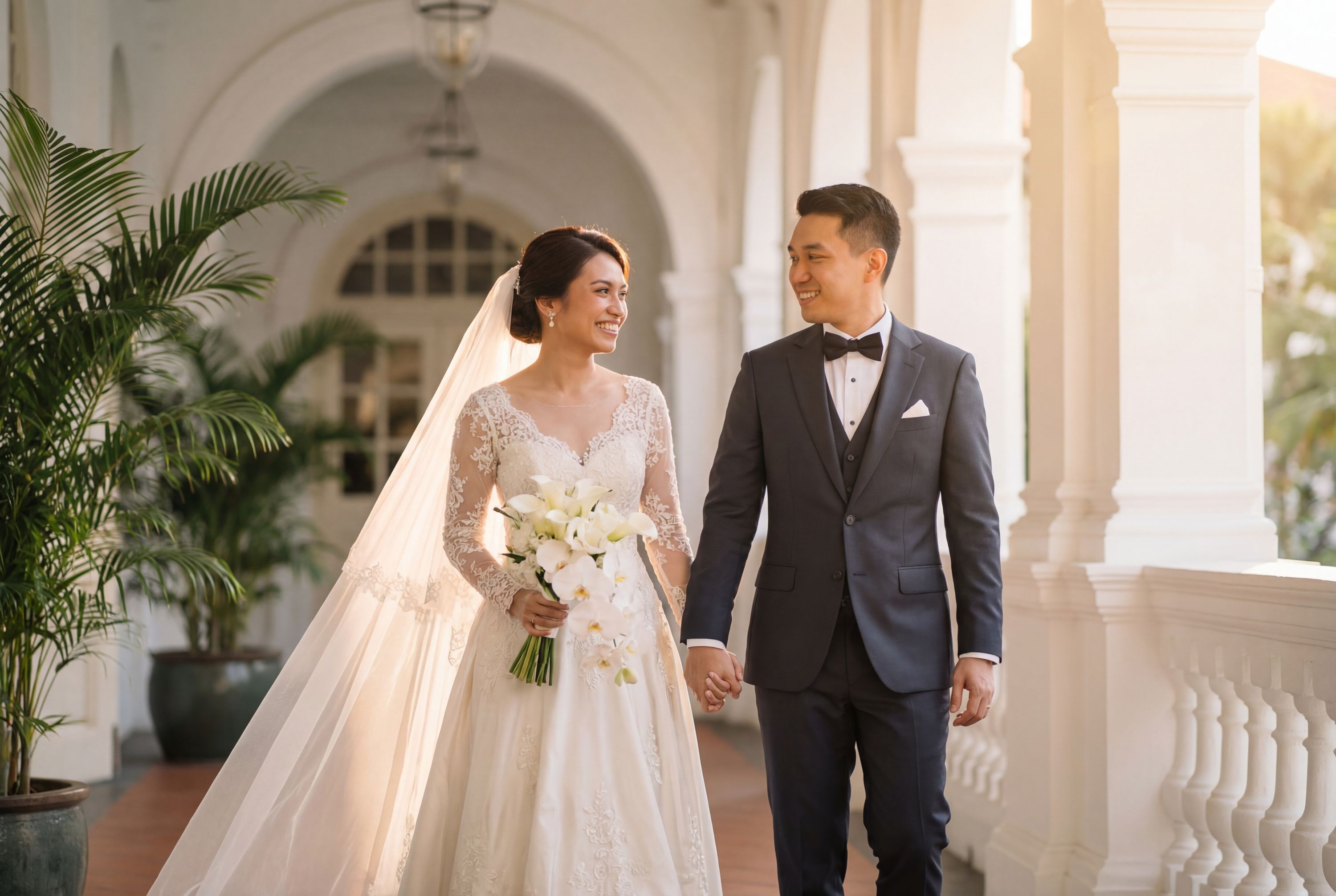 Raffles Hotel Singapore wedding photography Singapore 