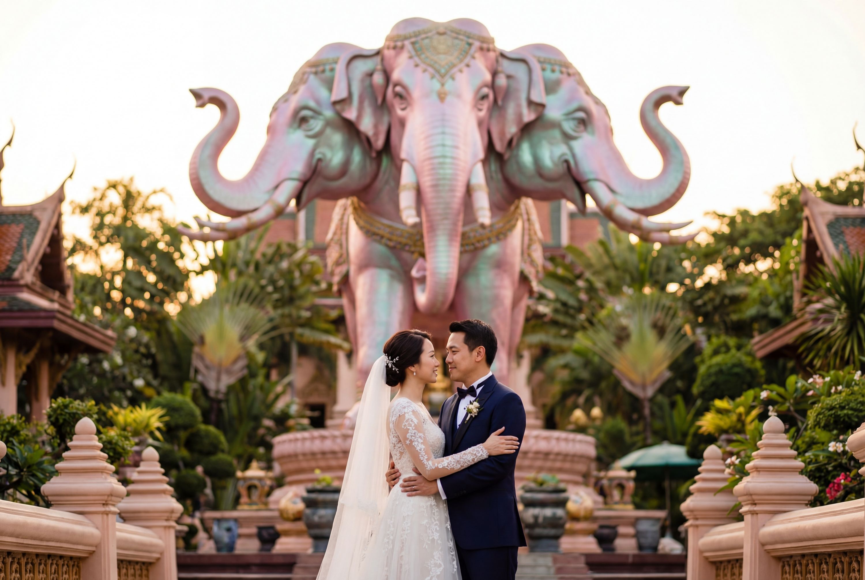 The Erawan Museum wedding photography Bangkok 