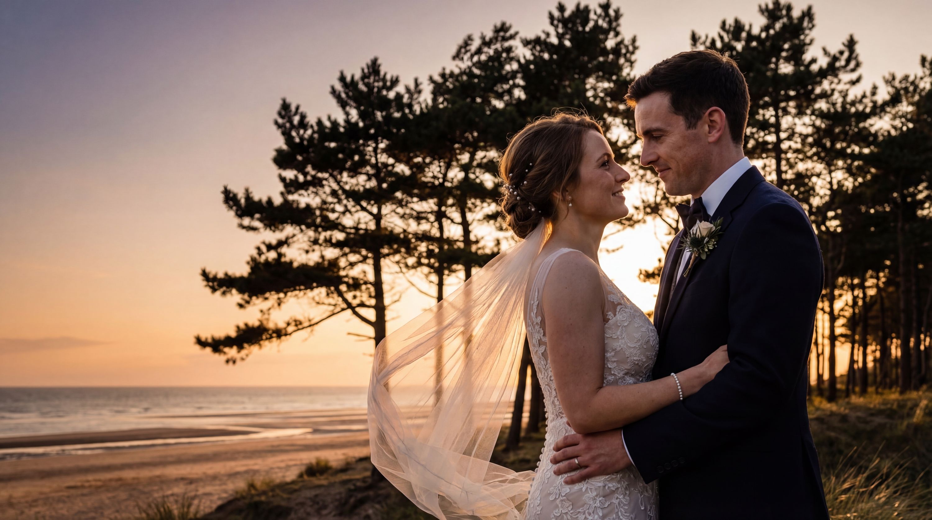 Wedding photography Liverpool - Formby Beach & Pinewoods