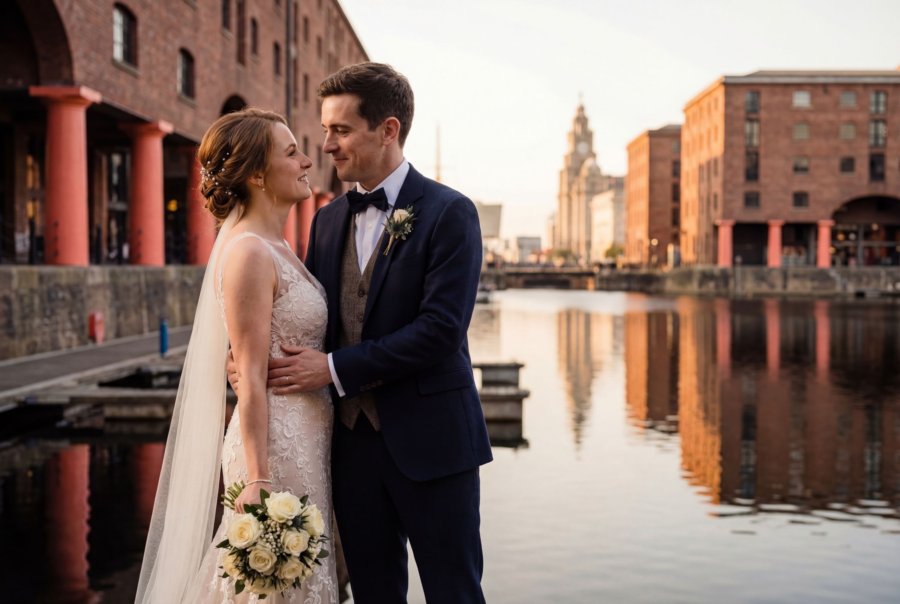 Wedding photography Liverpool - Royal Albert Dock