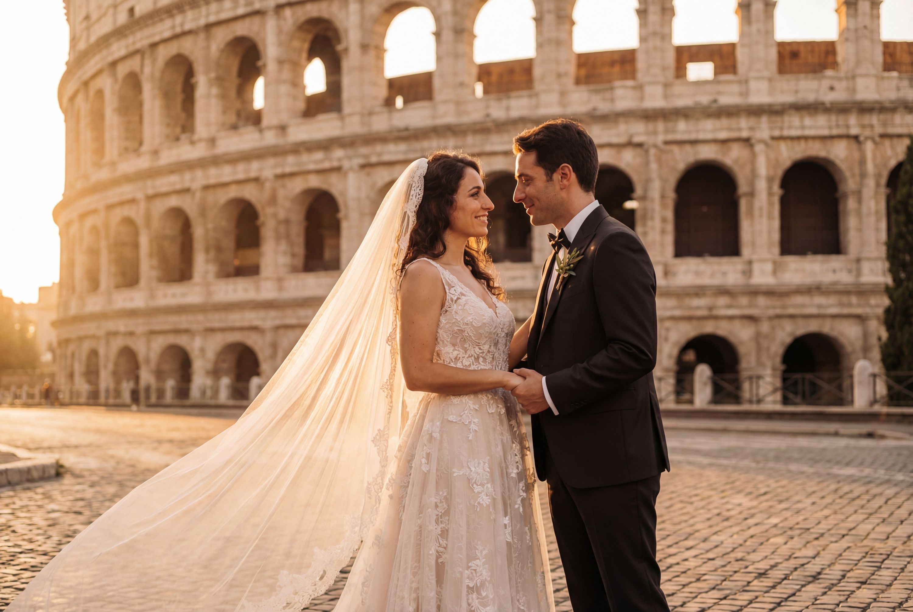 Colosseum wedding photography Rome 