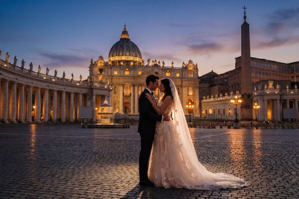 St. Peter's Square (Vatican City) wedding photography St. Peter's Square (Vatican City) wedding photography Rome