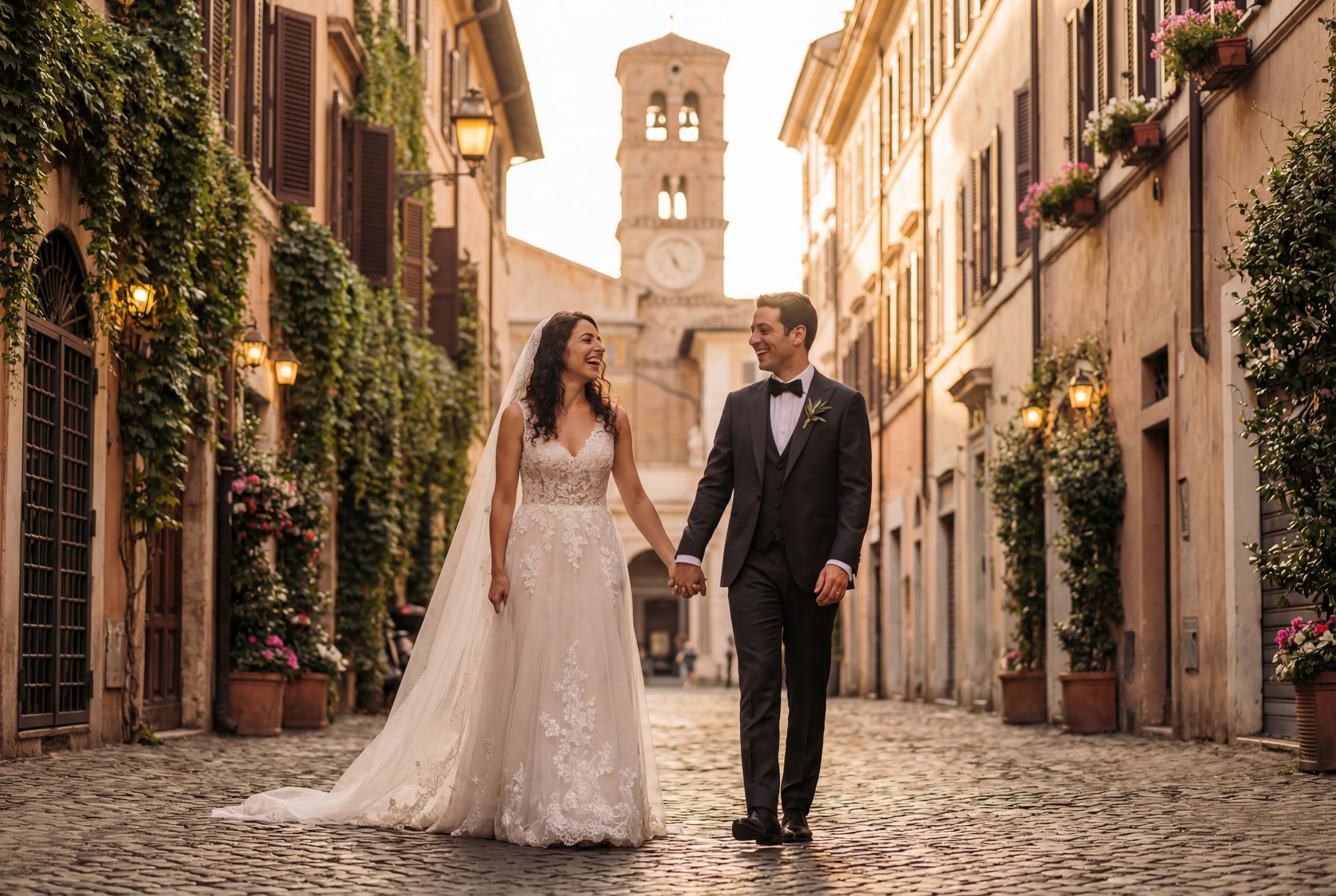Trastevere wedding photography Rome 