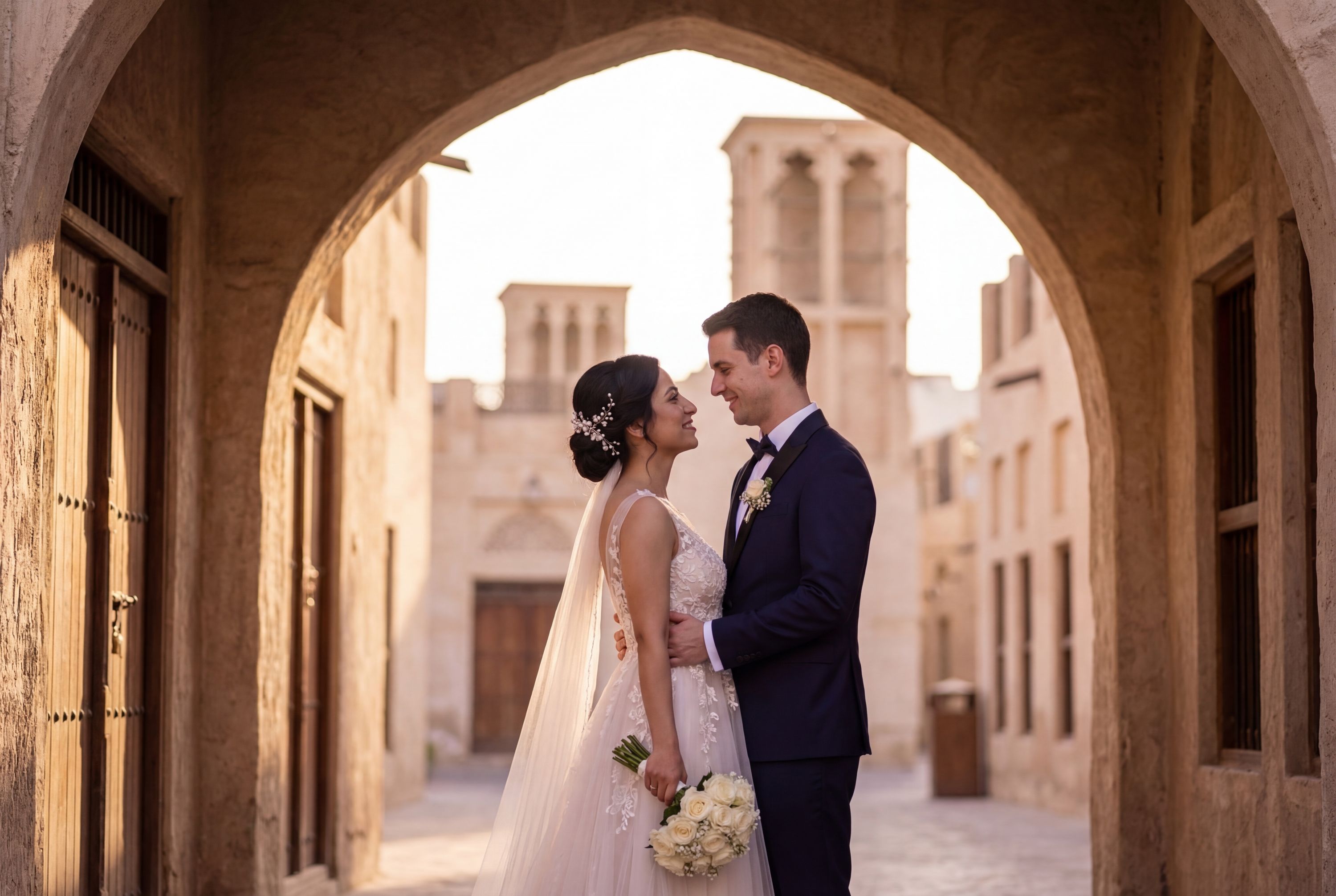 Wedding photography Isa Town - Historic Residential Quarters