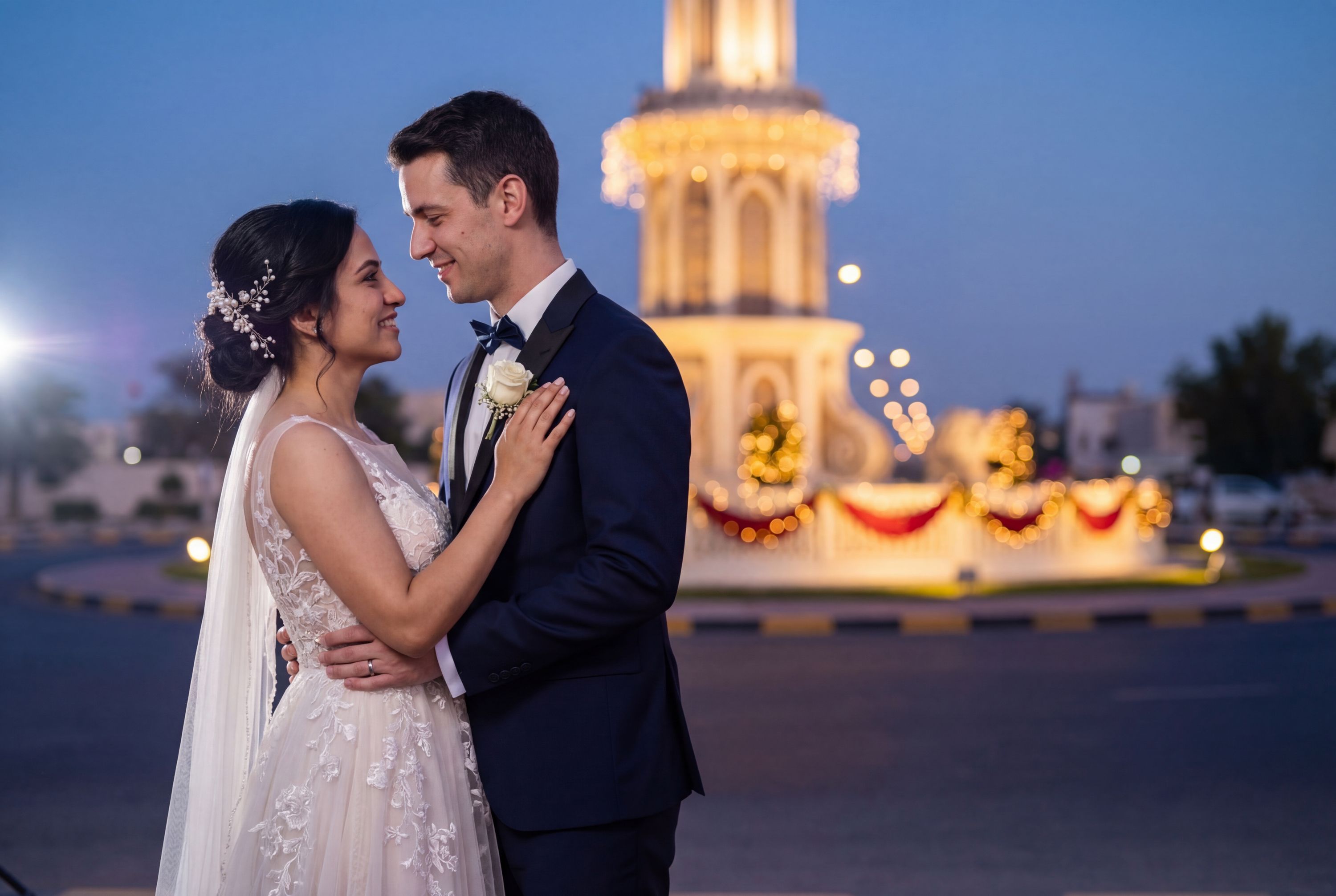 Wedding photography Isa Town - Isa Town Main Roundabout (Decorated)