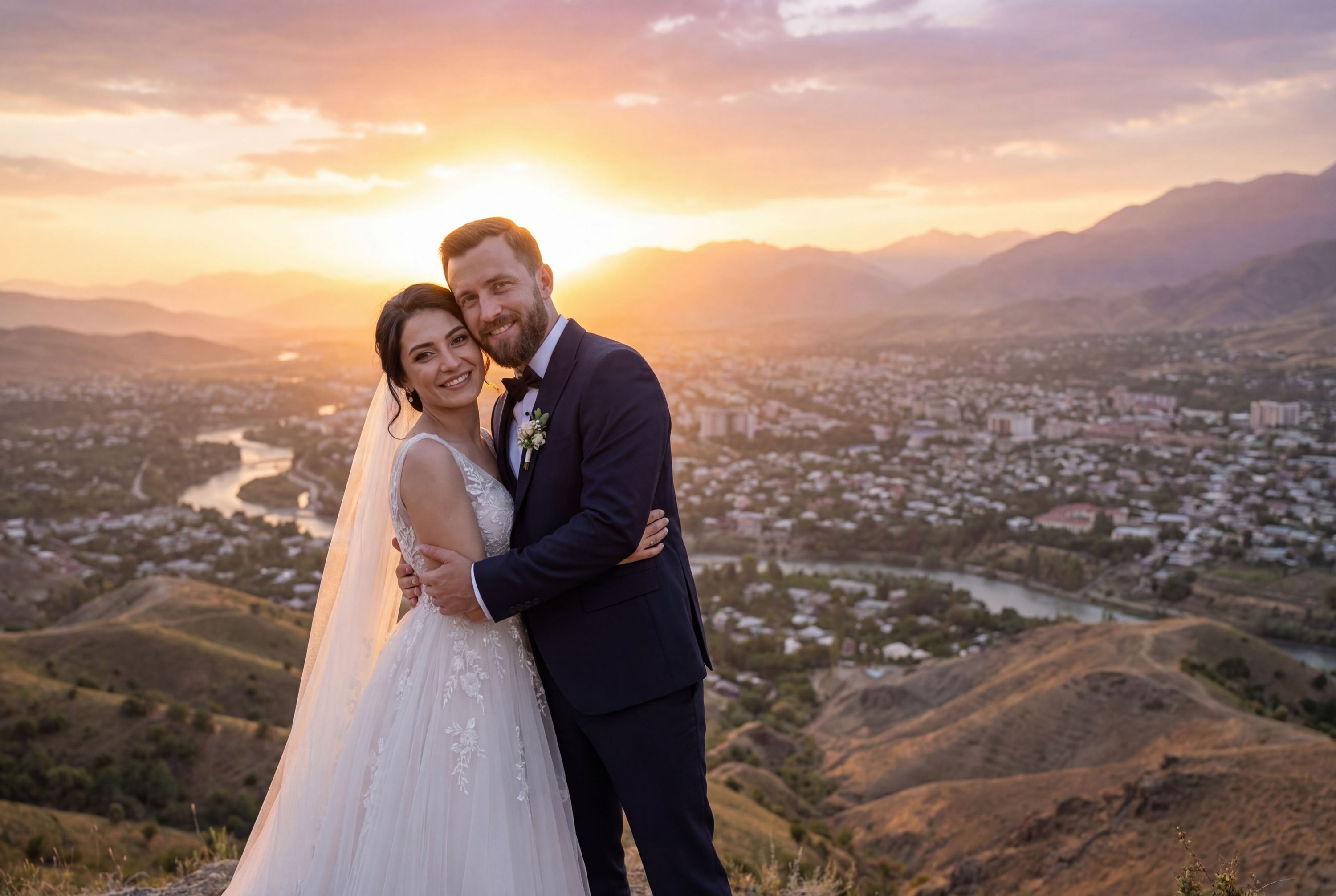 Wedding photography Kulob - Hills Overlooking Kulob
