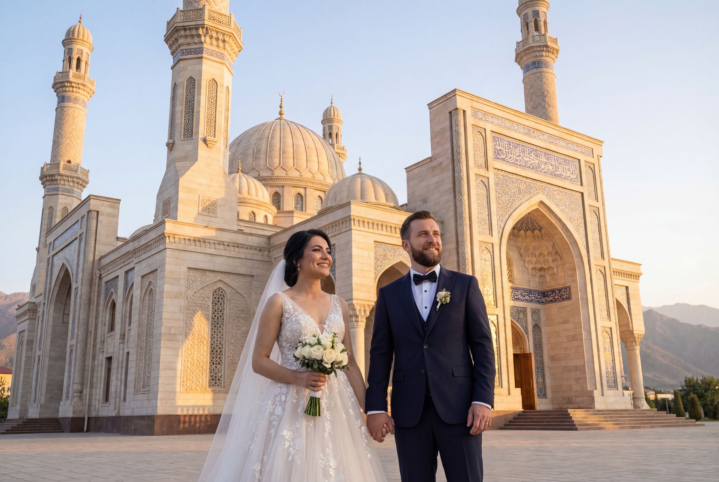 Wedding photography Kulob - Kulob Grand Mosque (Jome Mosque)