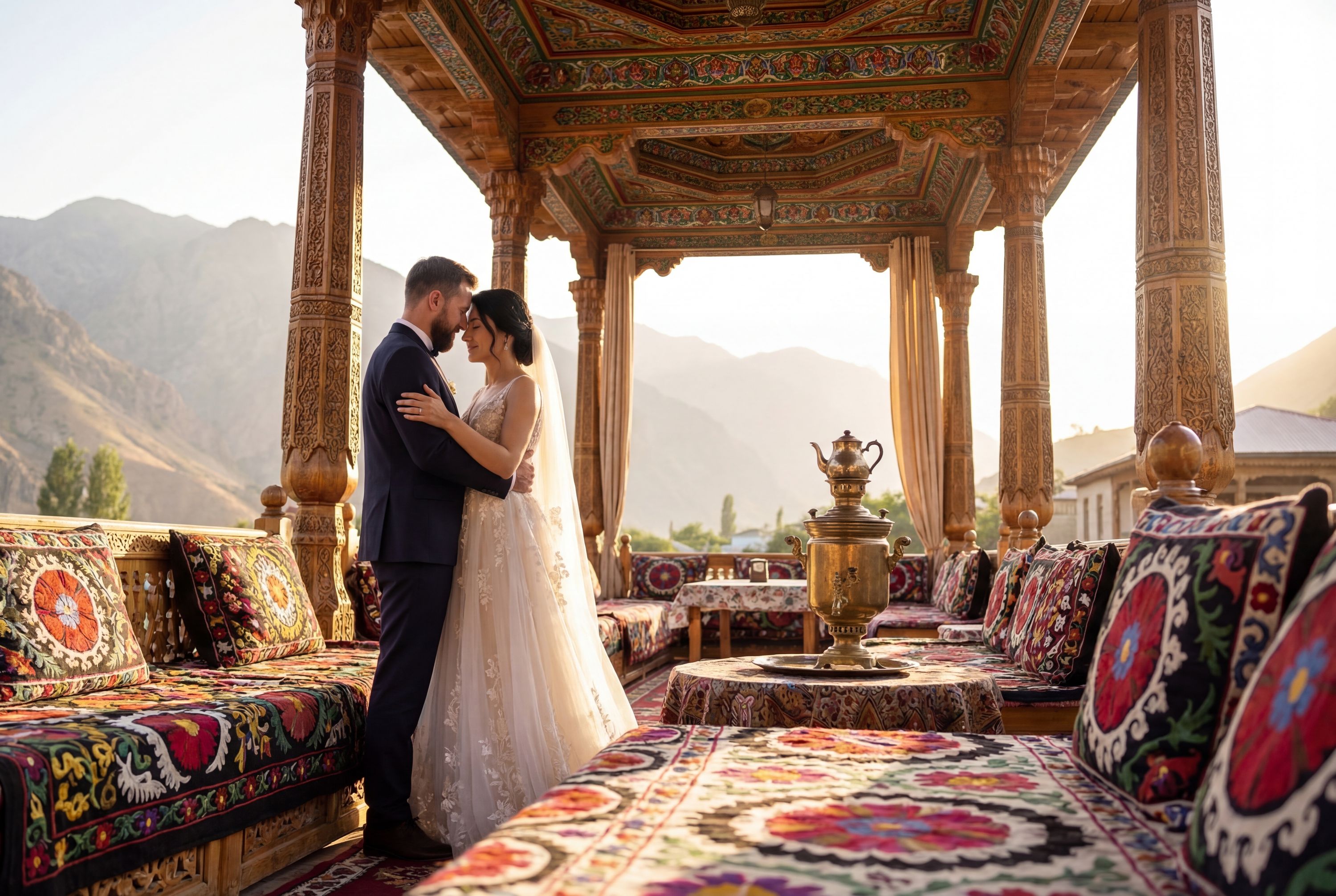 Wedding photography Kulob - Traditional Choykhona (Tea House)