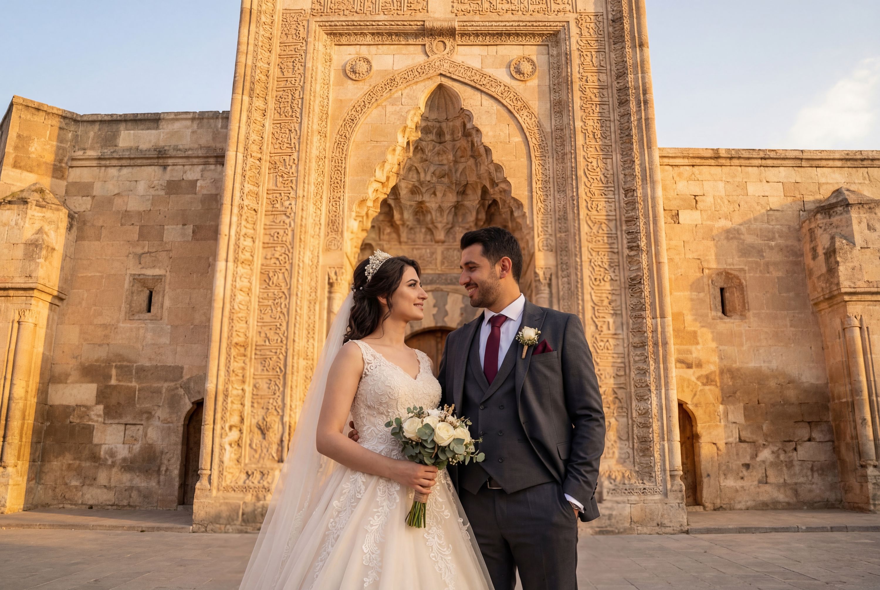 Cacabey Madrasa wedding photography Kırşehir 