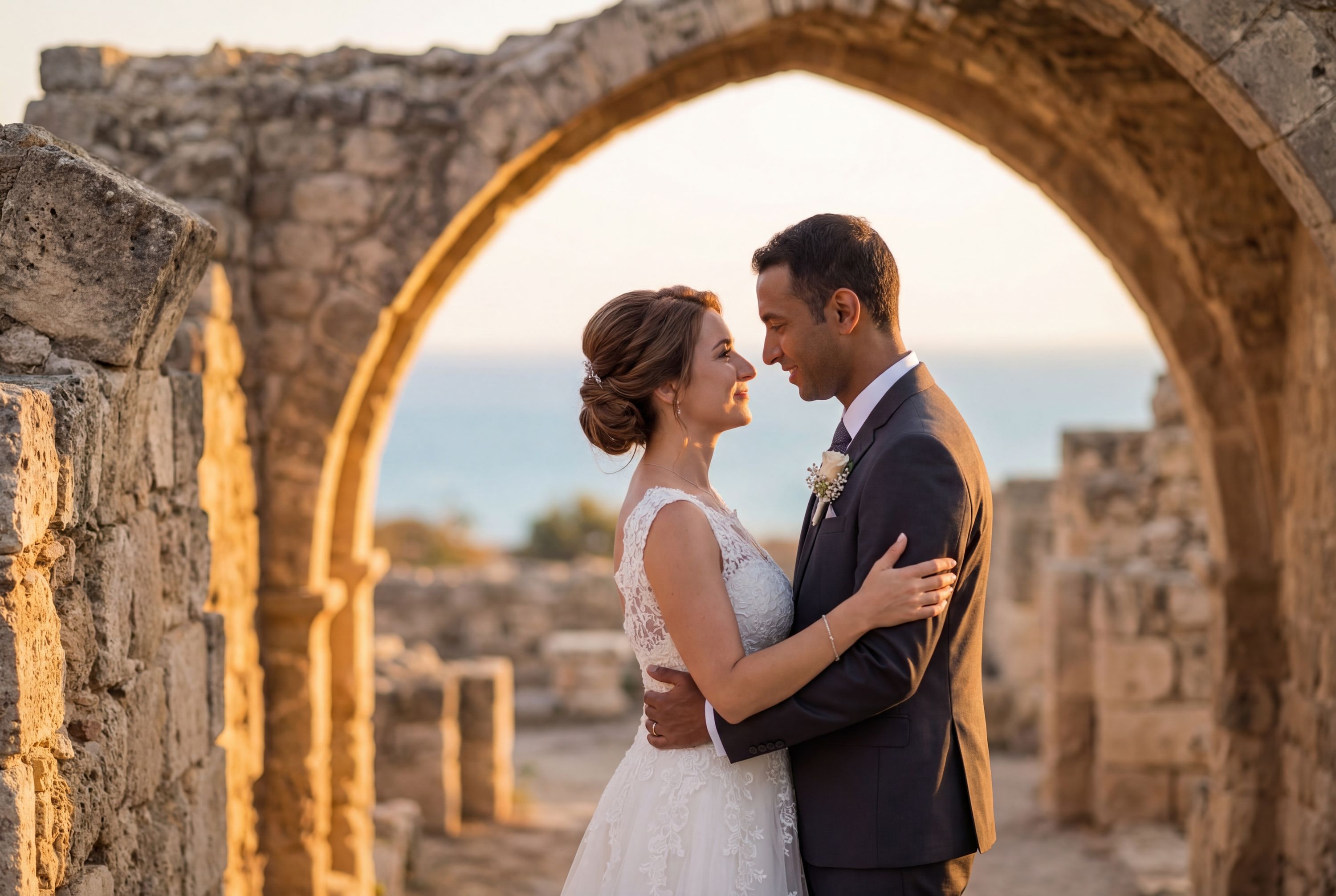 Wedding photography Limassol - Amathus Ruins