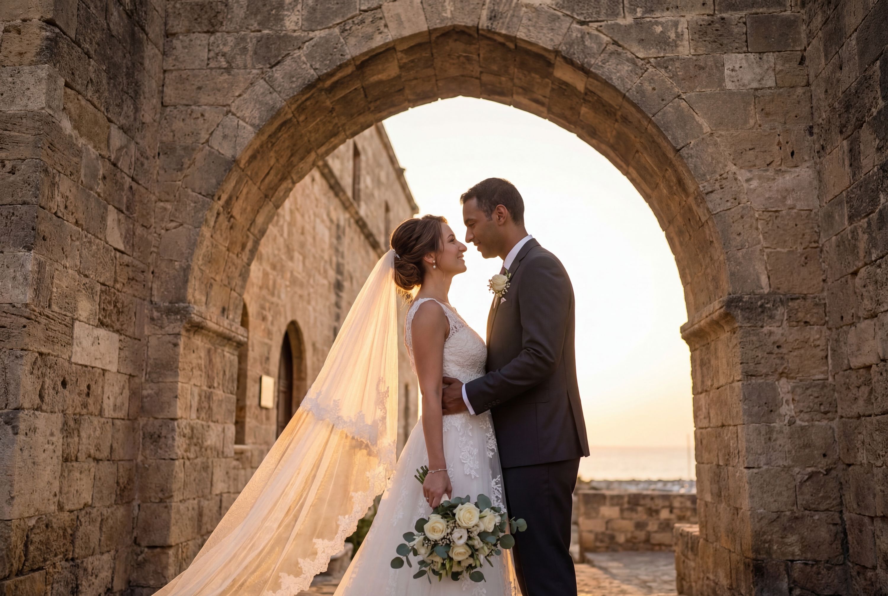 Wedding photography Limassol - Limassol Castle