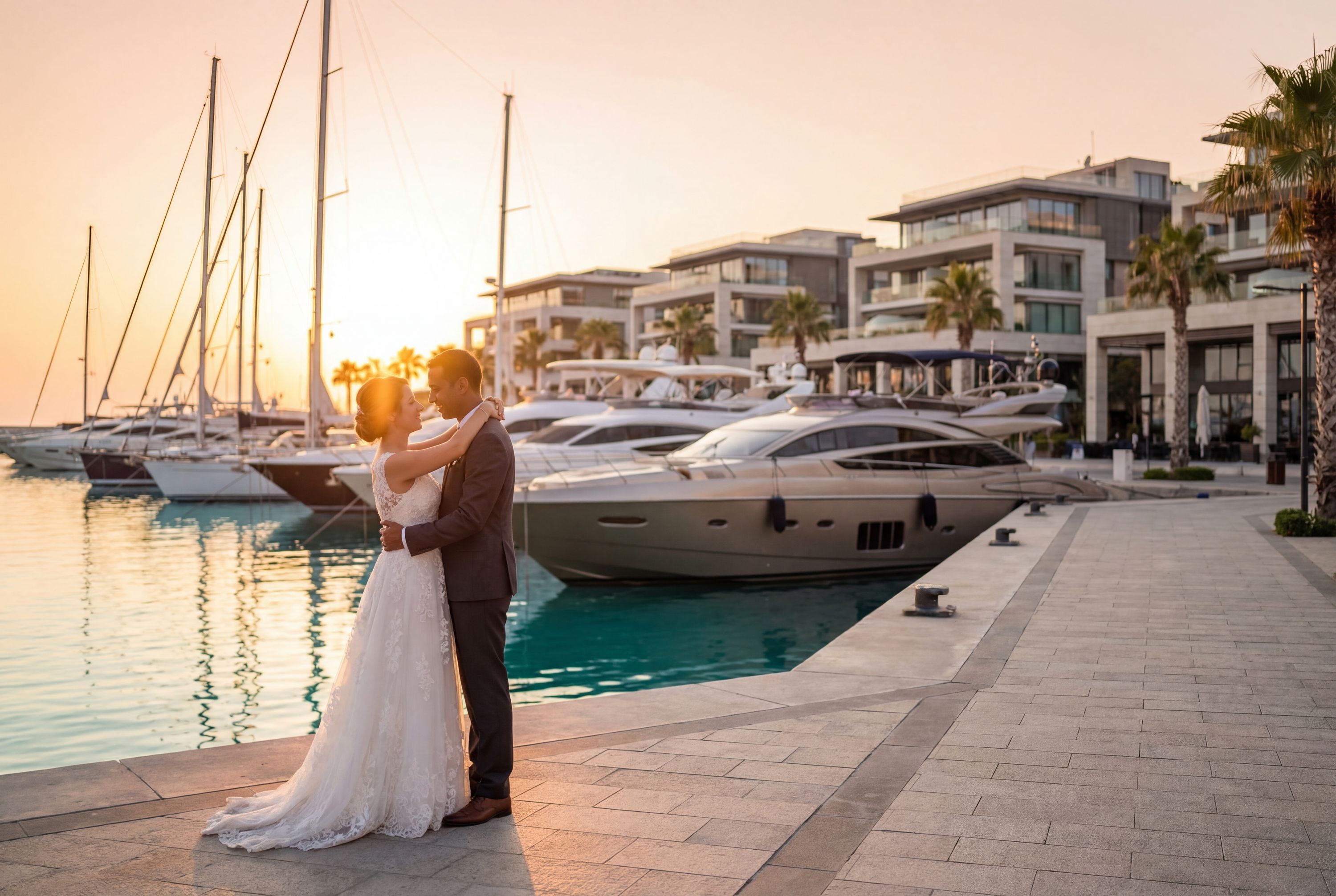 Wedding photography Limassol - Limassol Marina