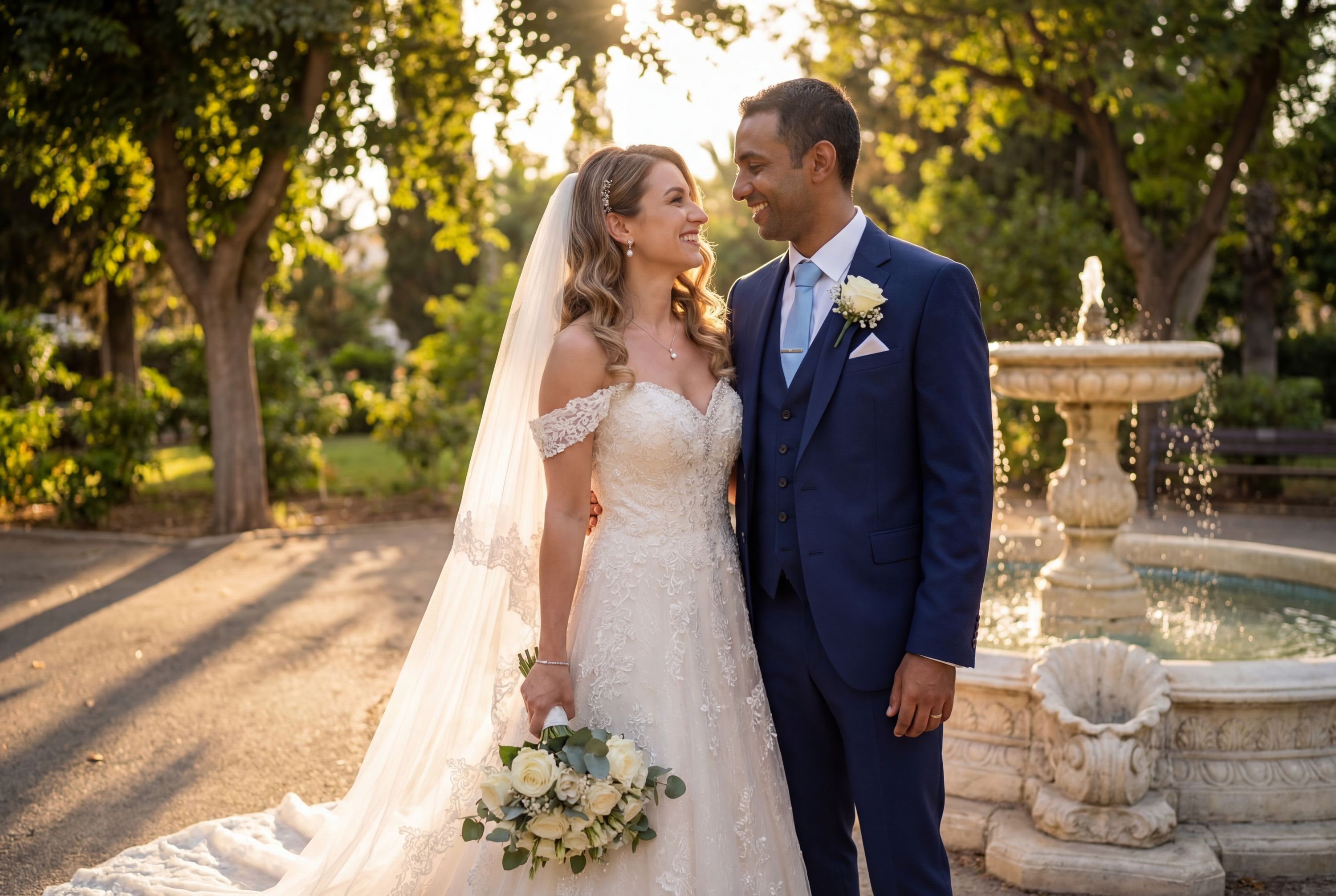 Wedding photography Limassol - Limassol Municipal Gardens