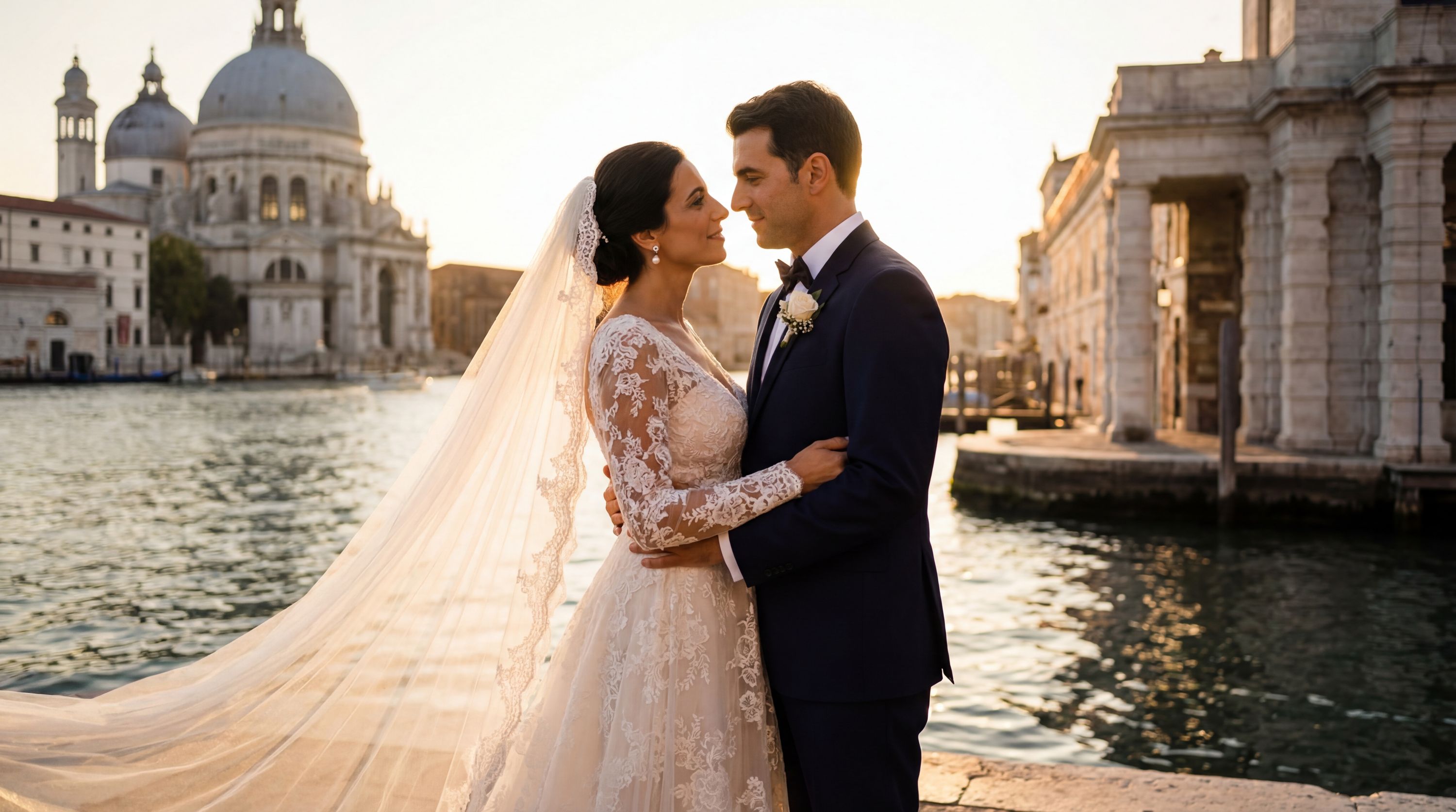Punta della Dogana wedding photography Venice 