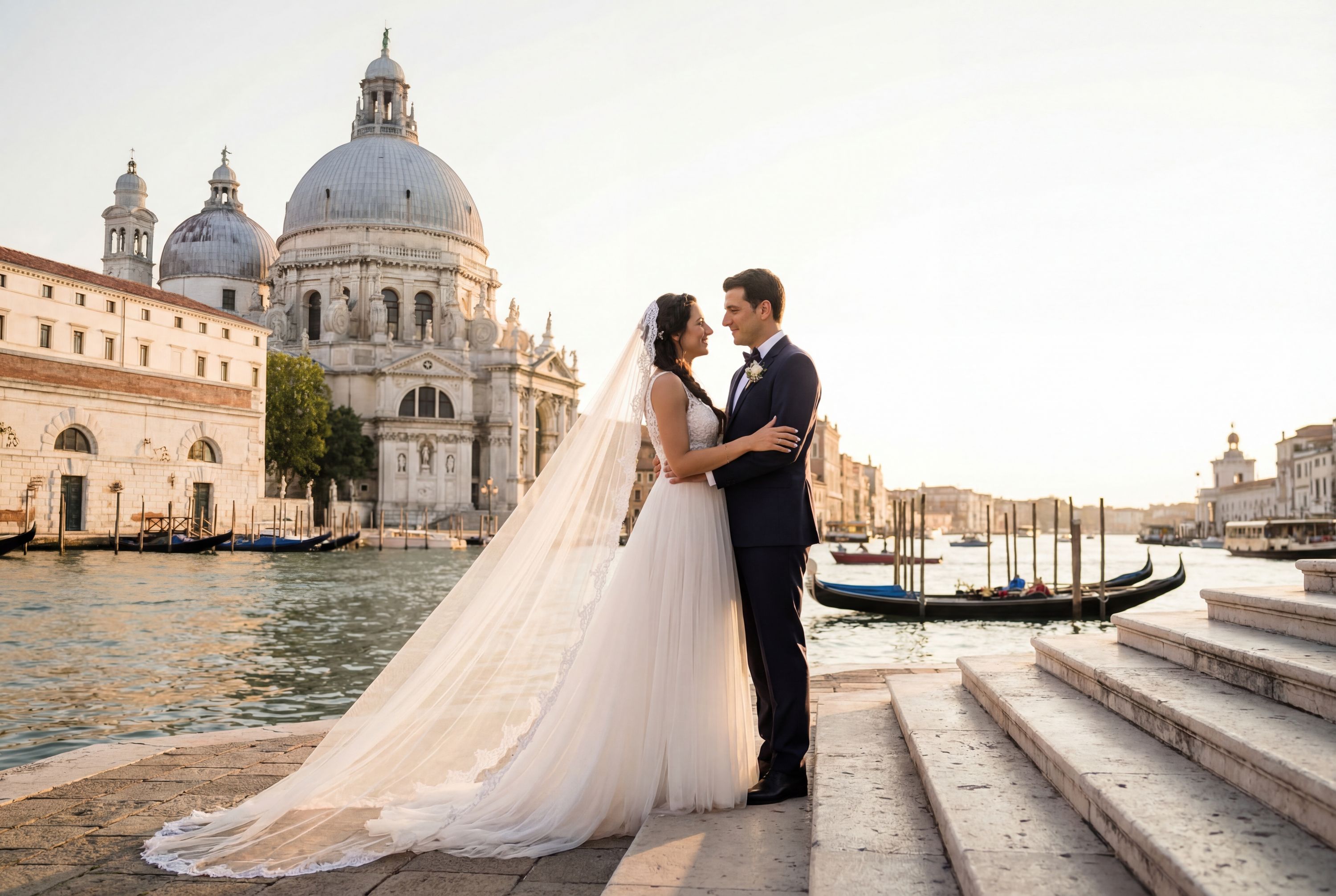 Santa Maria della Salute Basilica wedding photography Venice 
