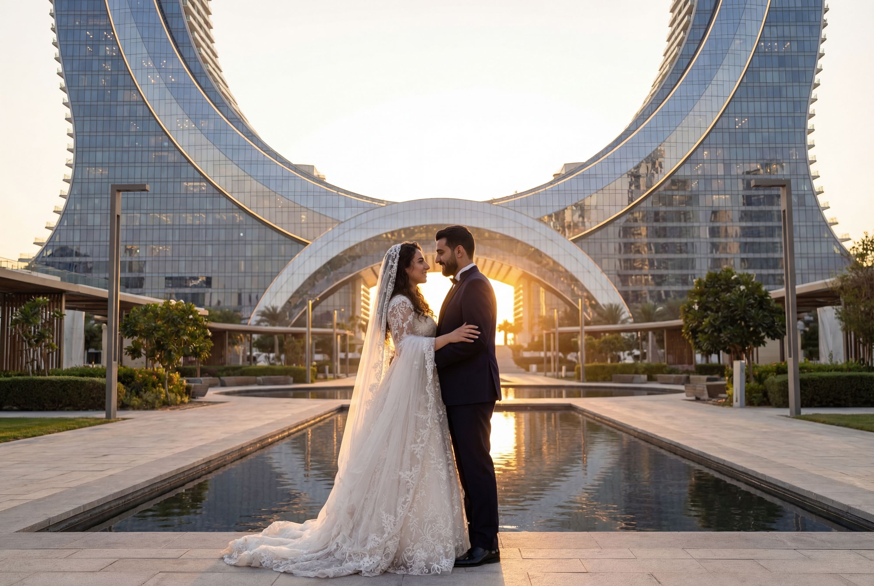 Wedding photography Lusail - Crescent Park
