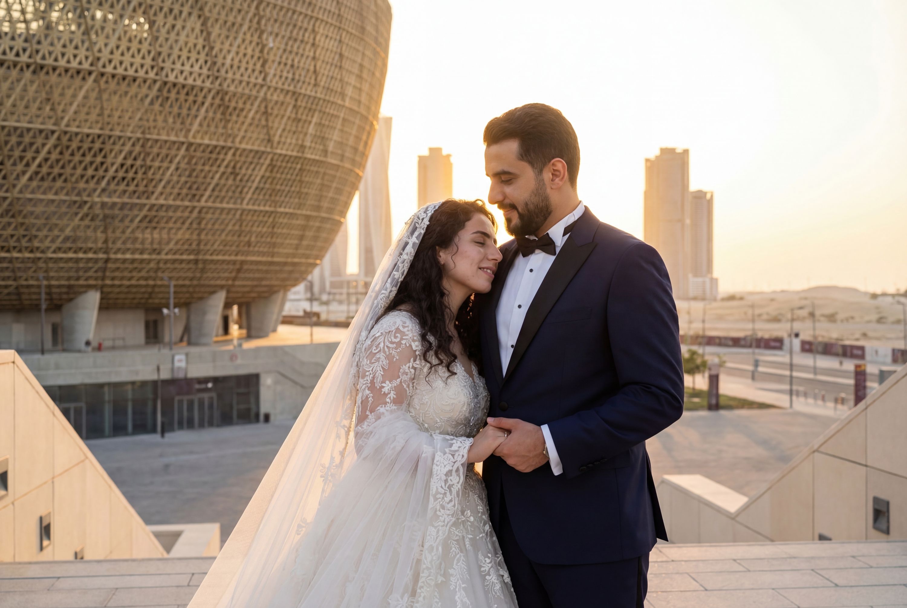 Wedding photography Lusail - Lusail Stadium (Exterior Surroundings)