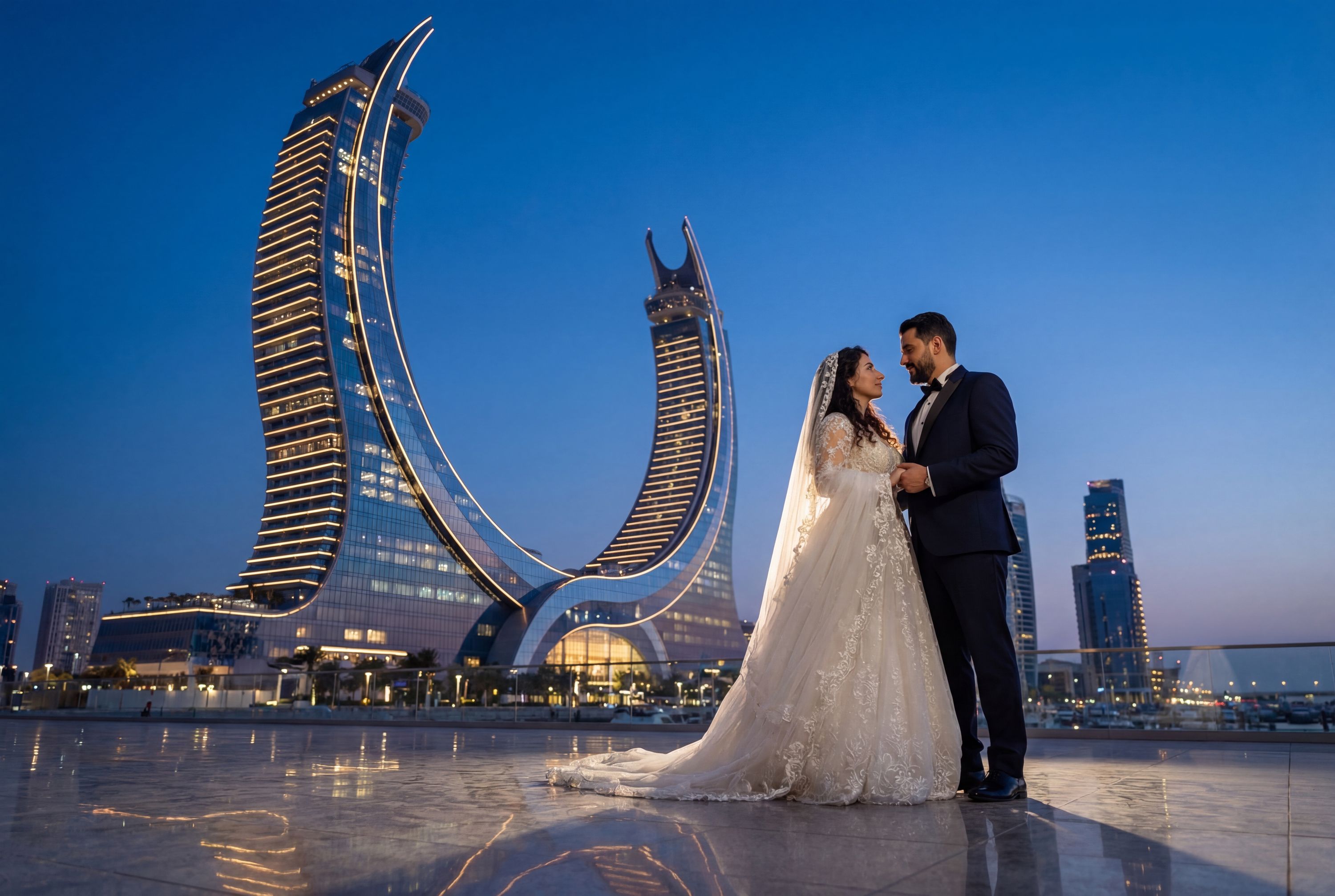 Wedding photography Lusail - Lusail Towers
