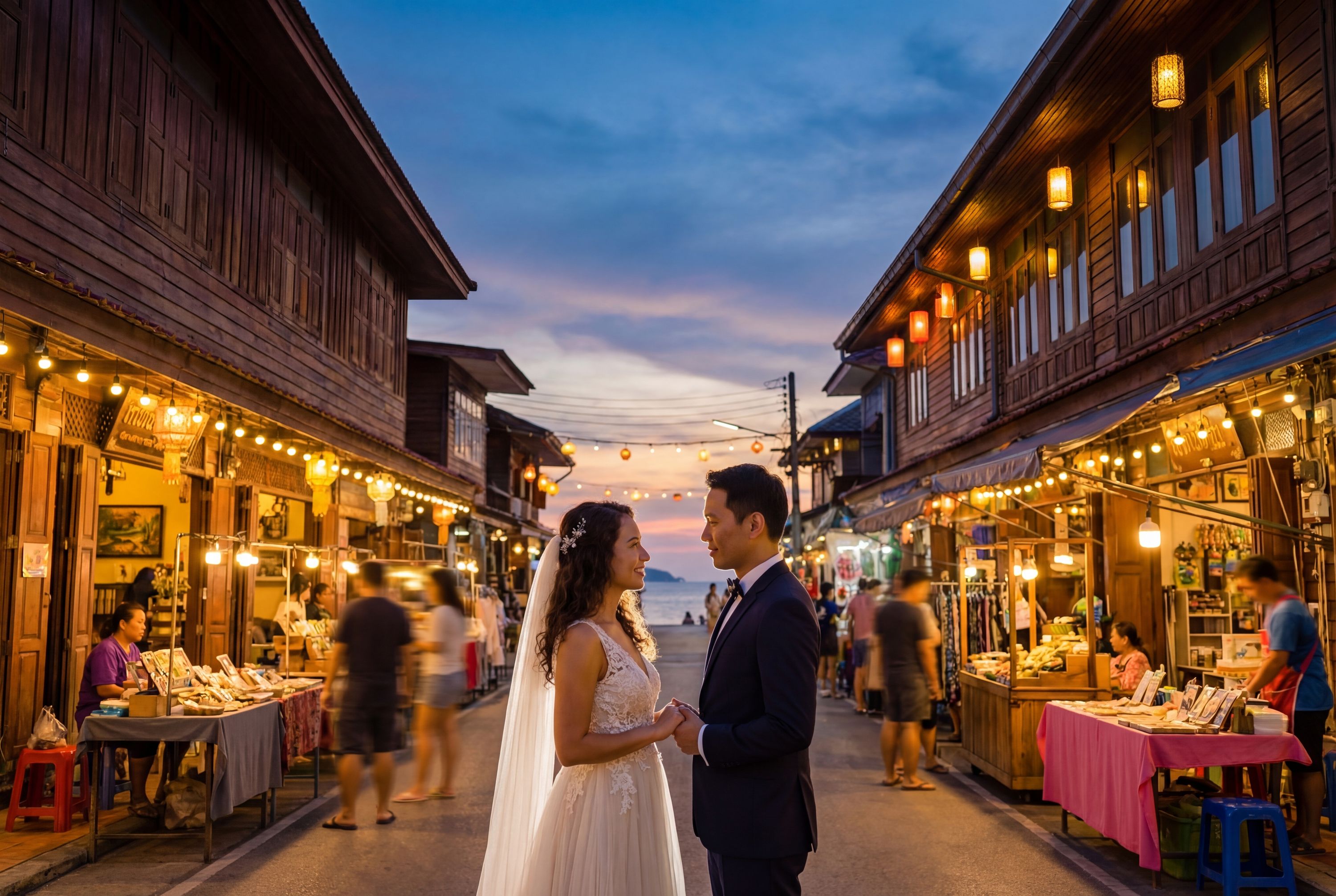 Wedding photography Koh Samui - Fisherman's Village Bophut