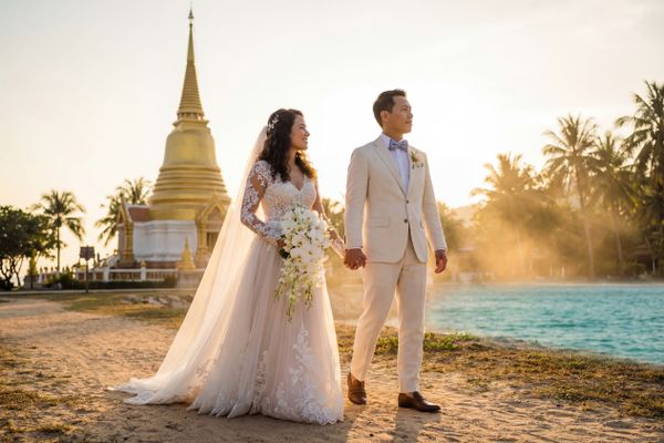 Wedding photography Koh Samui - Laem Sor Pagoda