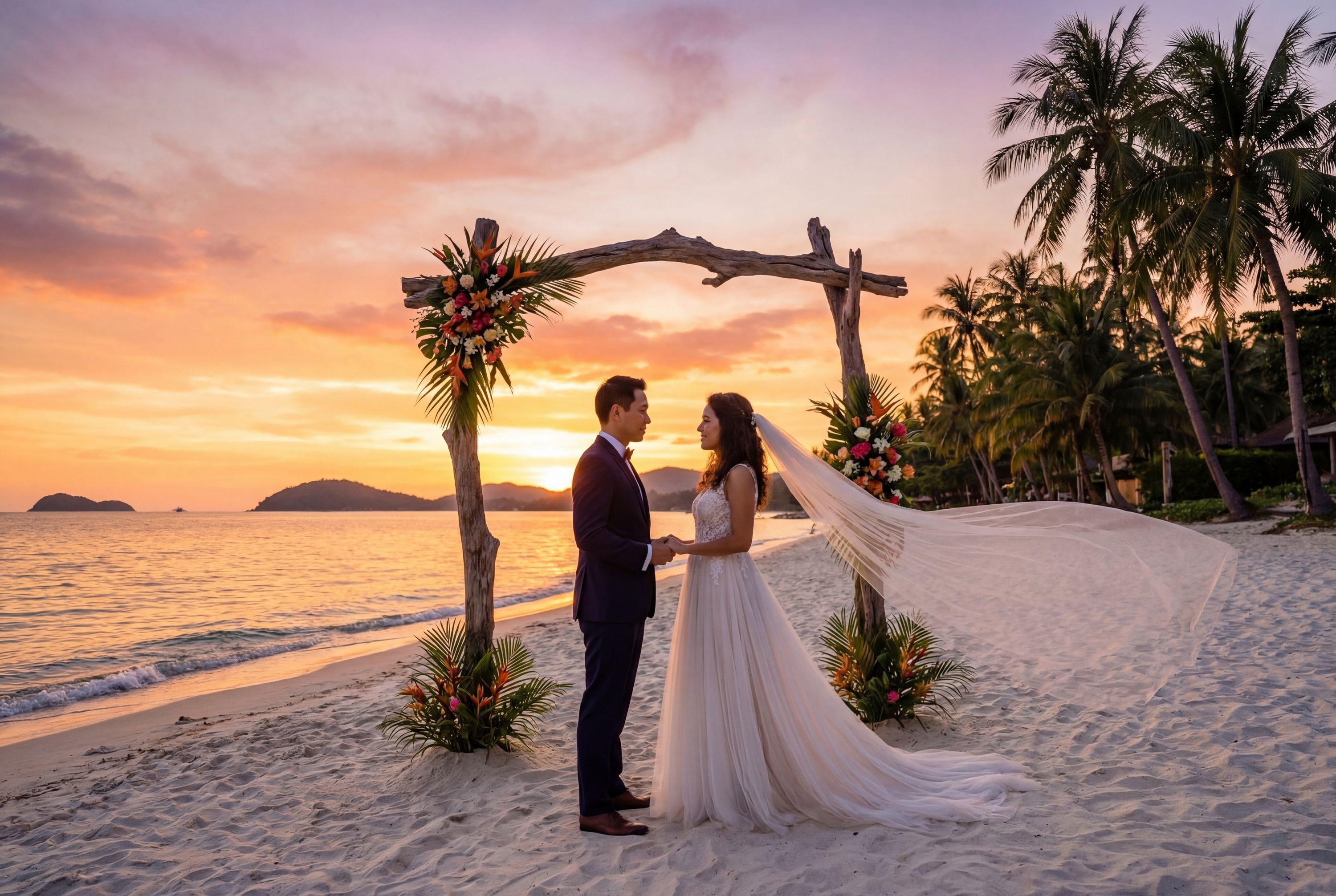 Wedding photography Koh Samui - Taling Ngam Beach (Southwest Coast)