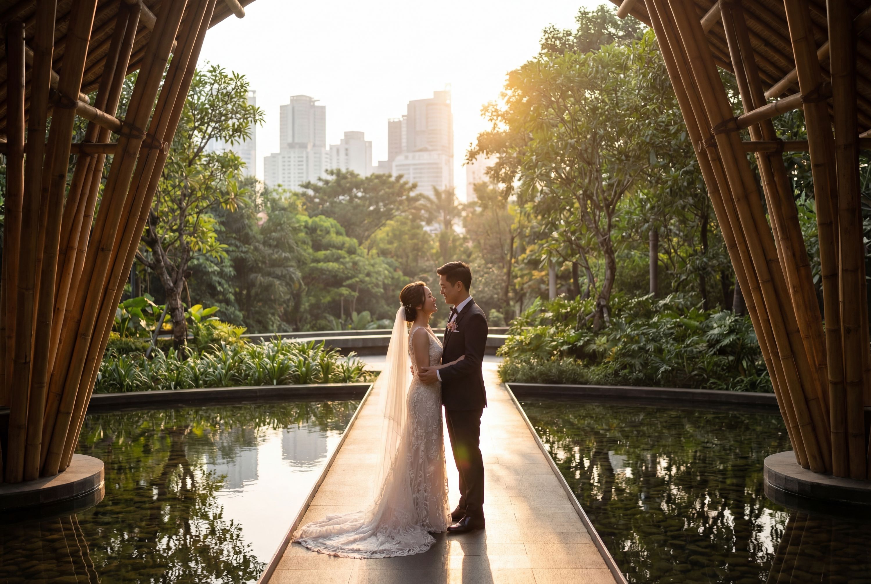 Wedding photography Jakarta - Hutan Kota by Plataran