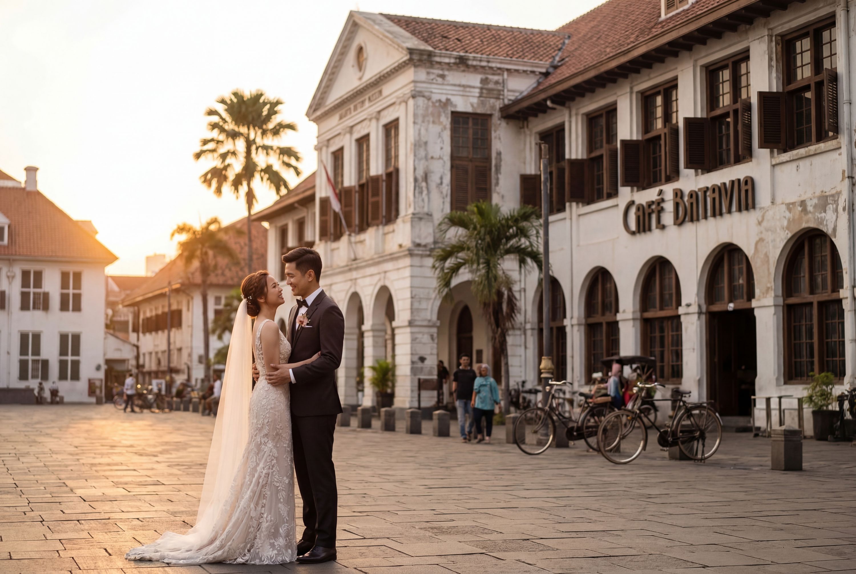 Wedding photography Jakarta - Kota Tua (Fatahillah Square)