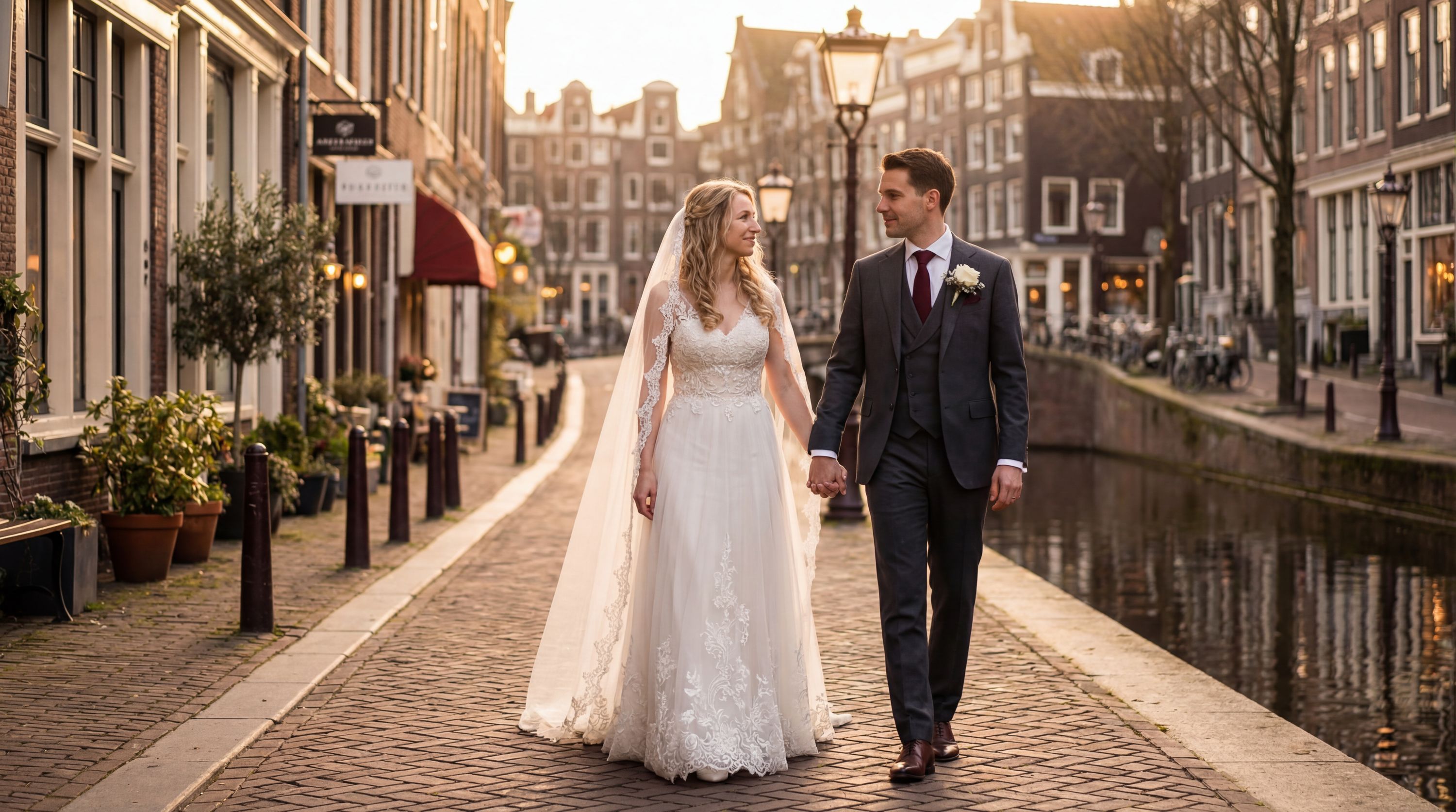 De Negen Straatjes (The Nine Streets) wedding photography Amsterdam Netherlands