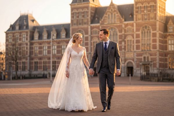 Rijksmuseum & Museumplein wedding photography Rijksmuseum & Museumplein wedding photography Amsterdam Netherlands