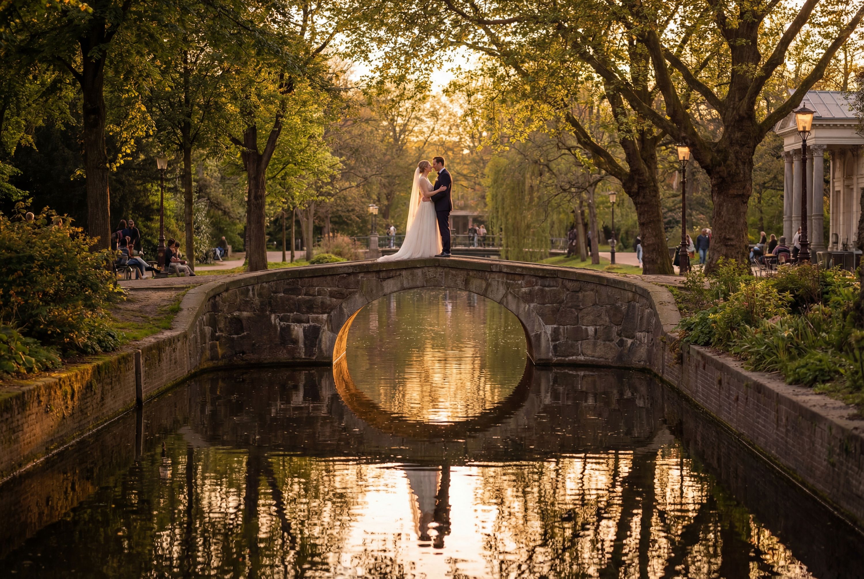 Vondelpark wedding photography Amsterdam Netherlands