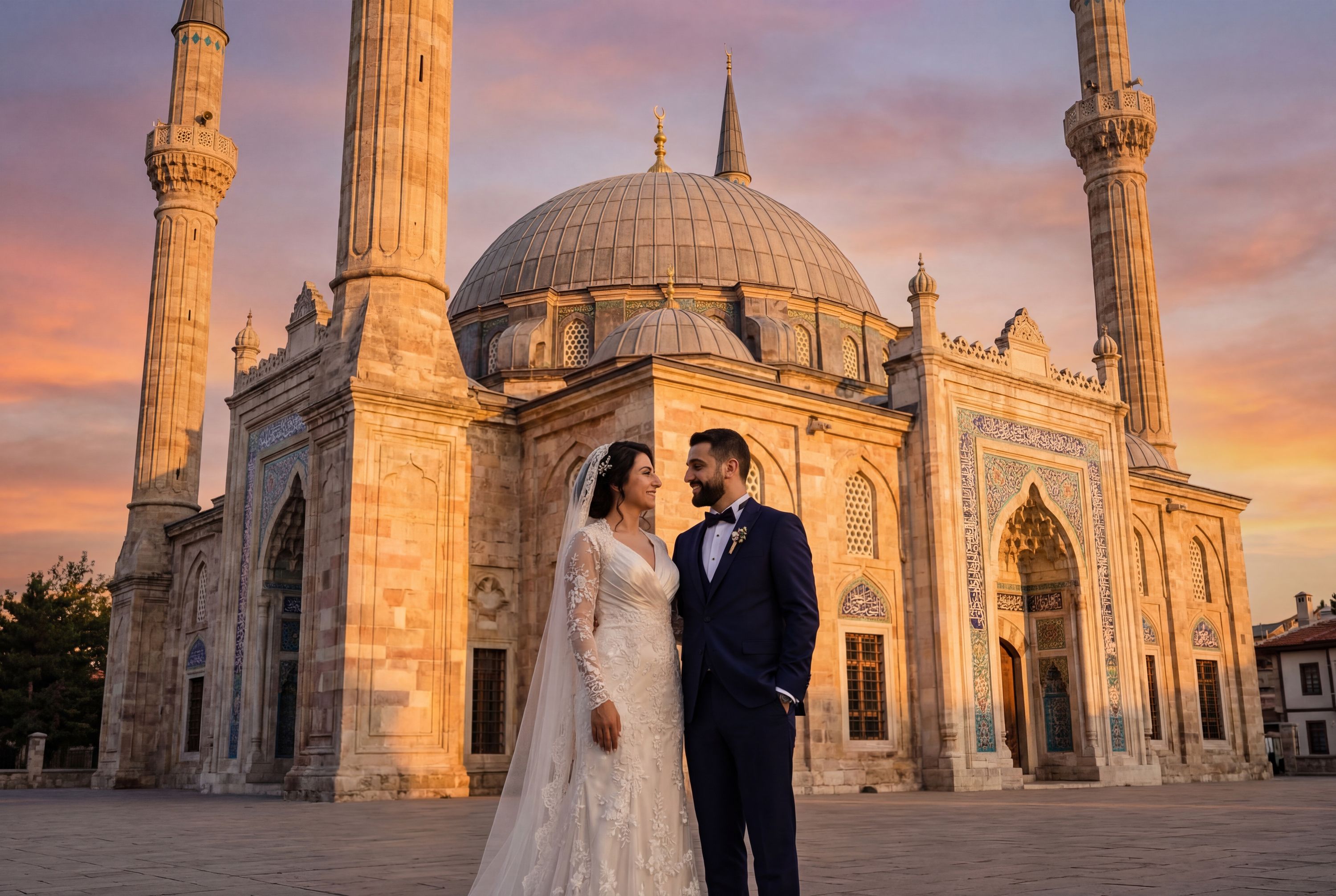 Wedding photography Konya - Aziziye Mosque
