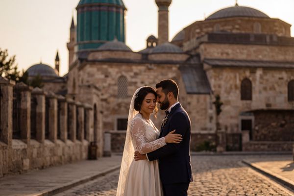 Şems-i Tebrizi Mosque and Tomb wedding photography Şems-i Tebrizi Mosque and Tomb wedding photography Konya