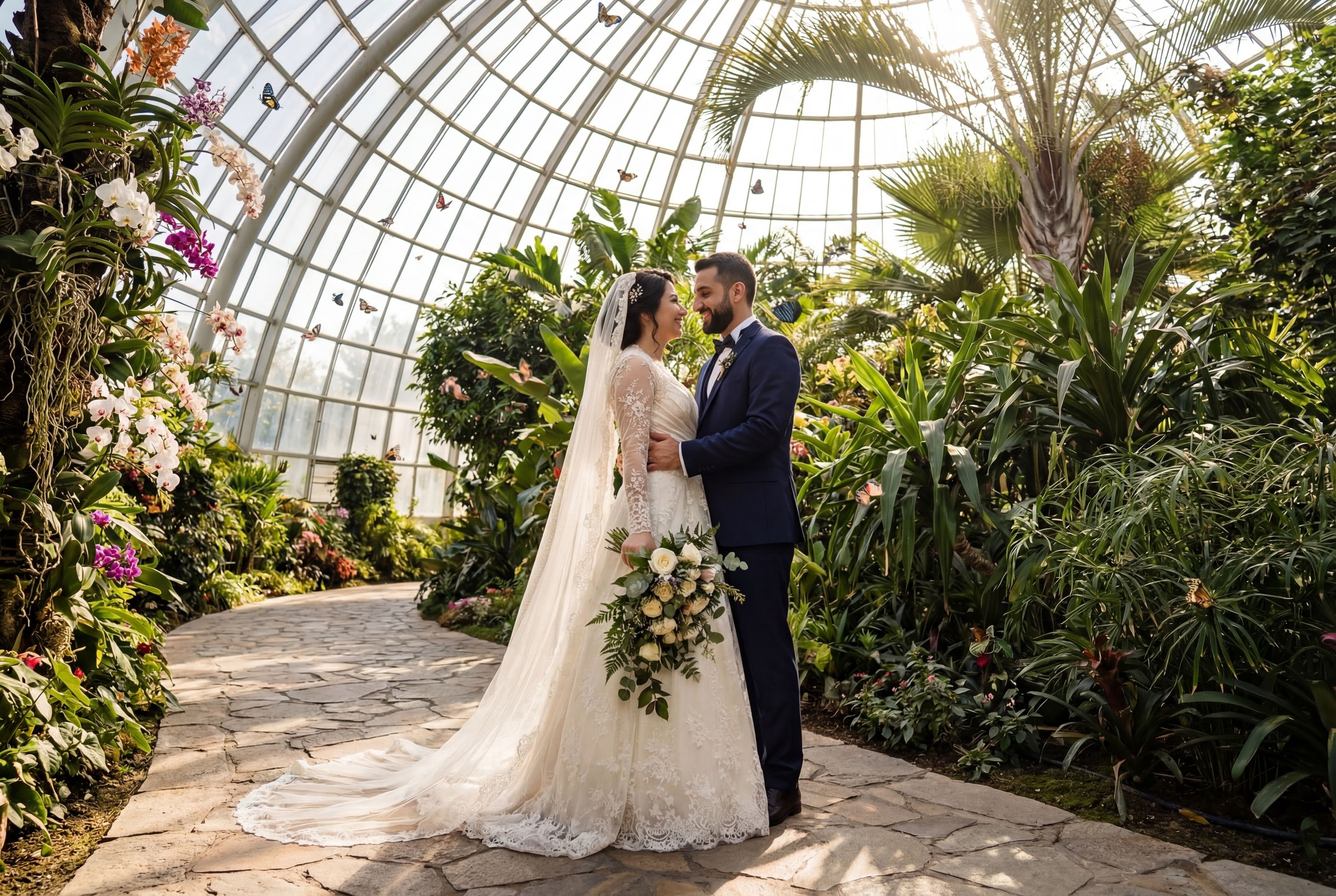 Wedding photography Konya - Konya Tropical Butterfly Garden