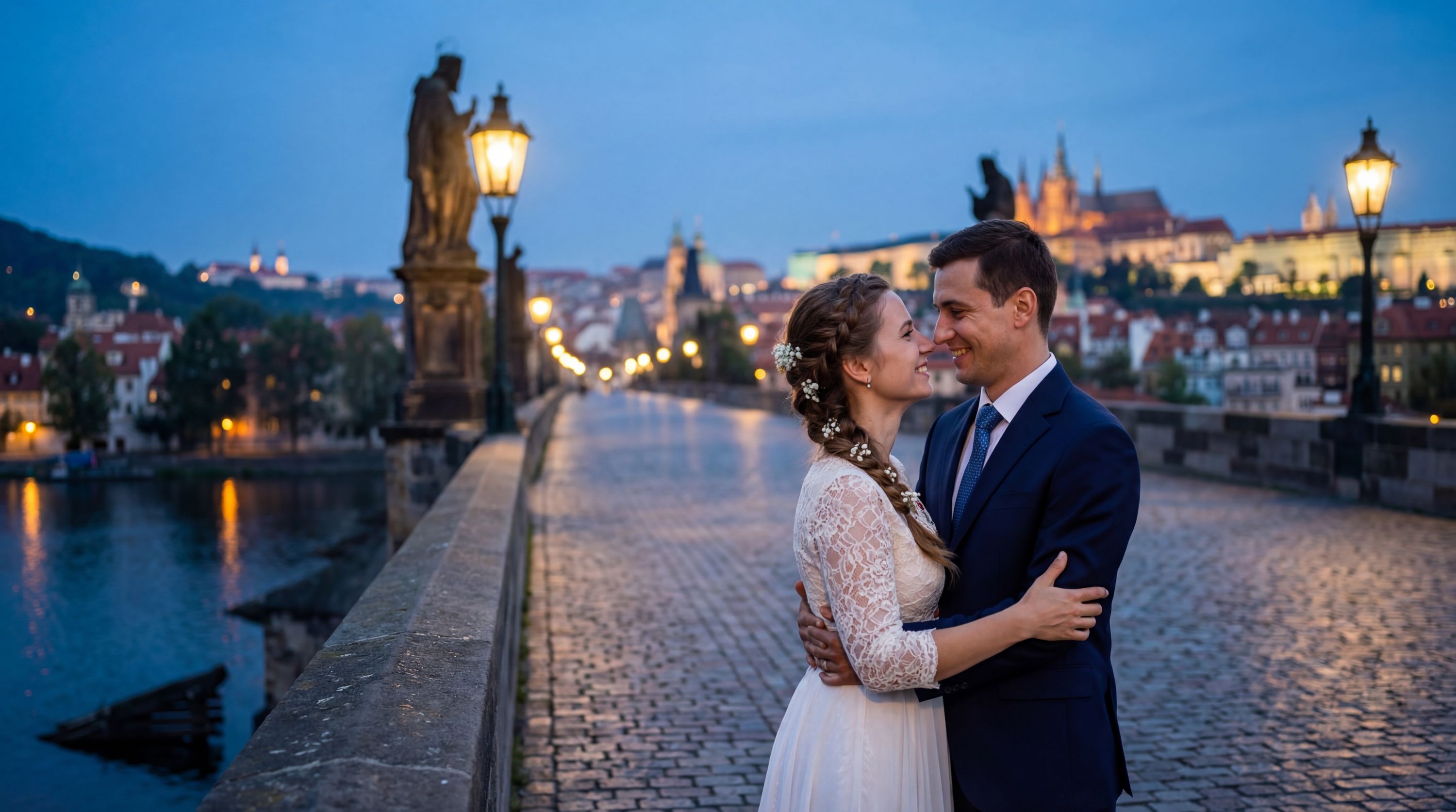 Charles Bridge wedding photography Prague 