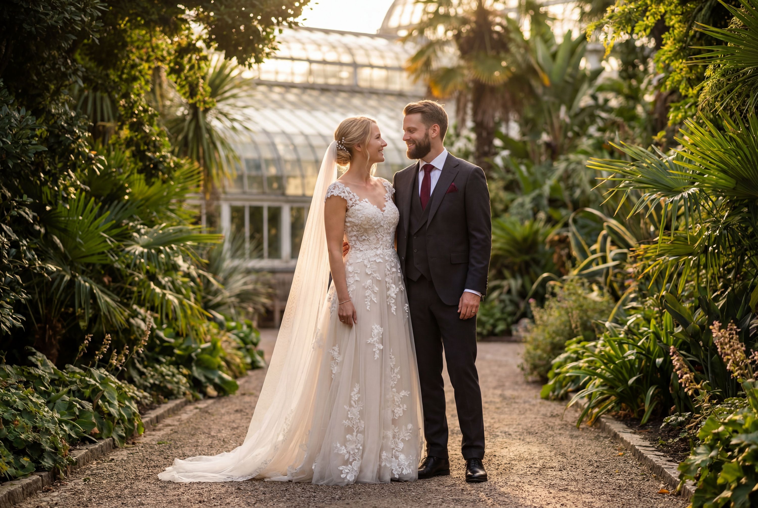 Botanical Garden (Botanisk Have) wedding photography Copenhagen 