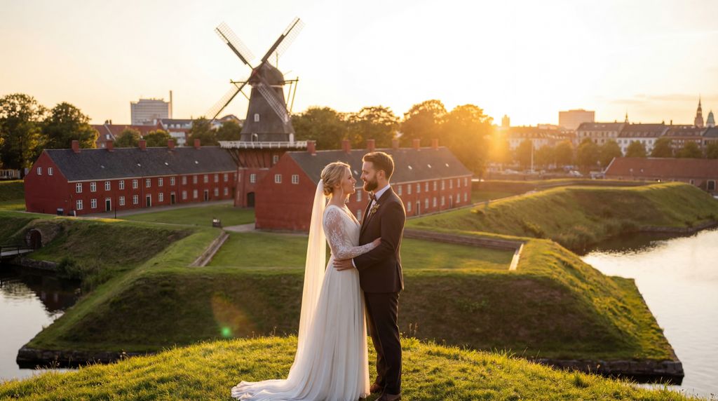 Kastellet (The Citadel) wedding photography, Copenhagen, Kastellet (The Citadel) wedding photography, Copenhagen,