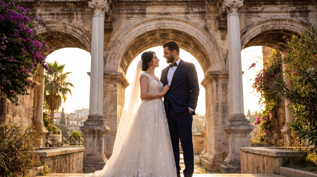 Hadrian's Gate wedding photography, Antalya, Hadrian's Gate wedding photography, Antalya,