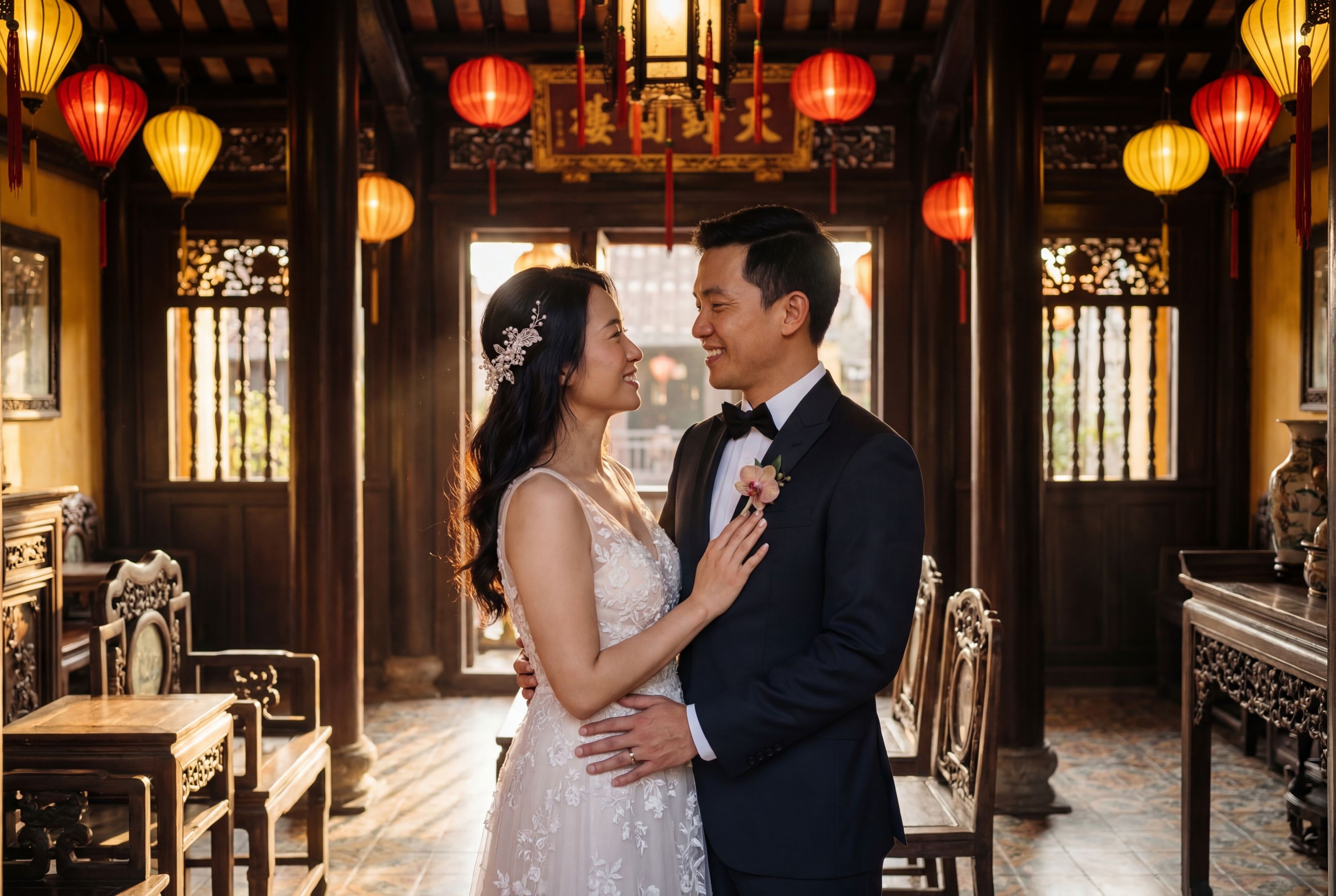 Wedding photography Hoi An - Tan Ky Old House