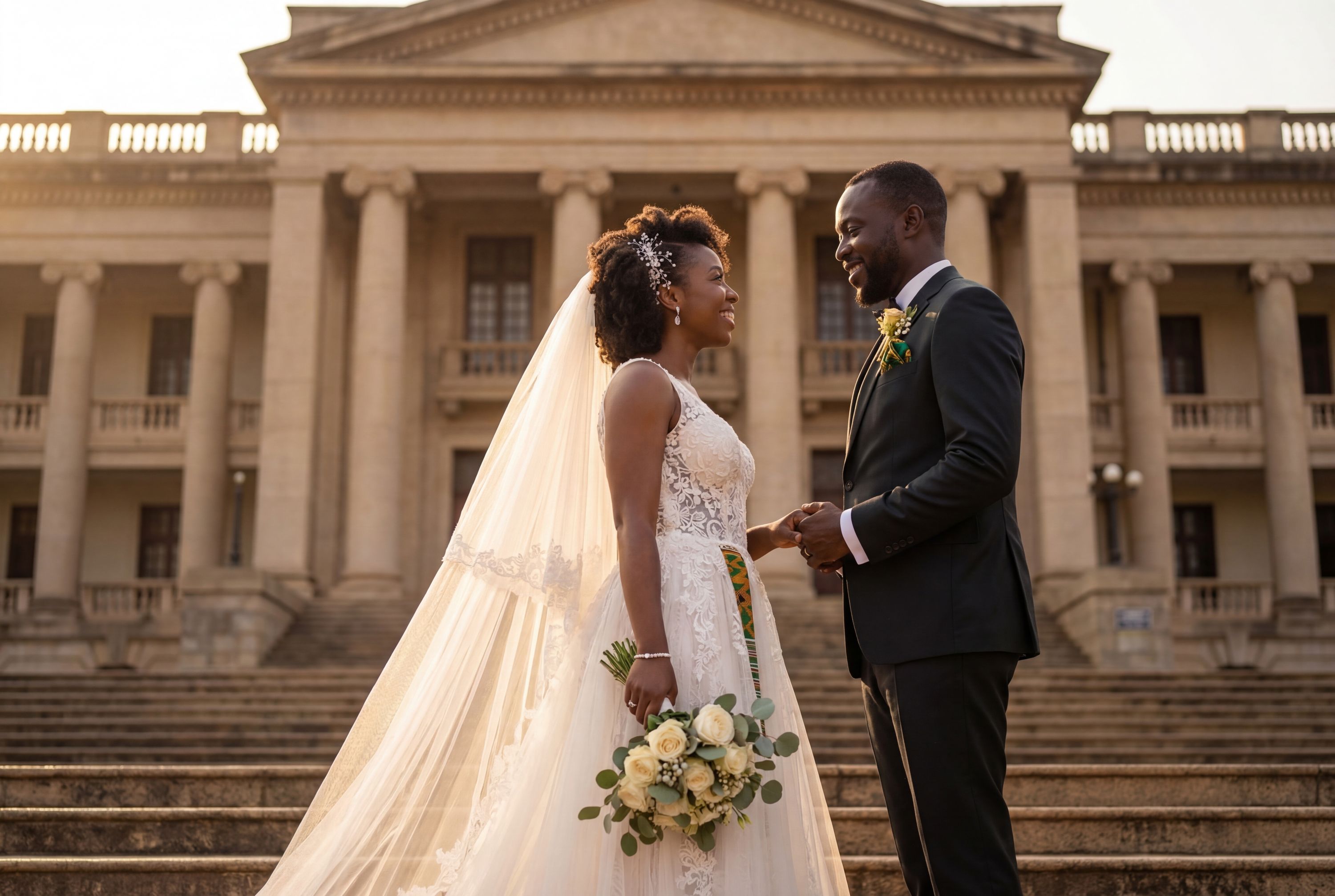 Wedding photography Ibadan - Parliament Building (Secretariat)