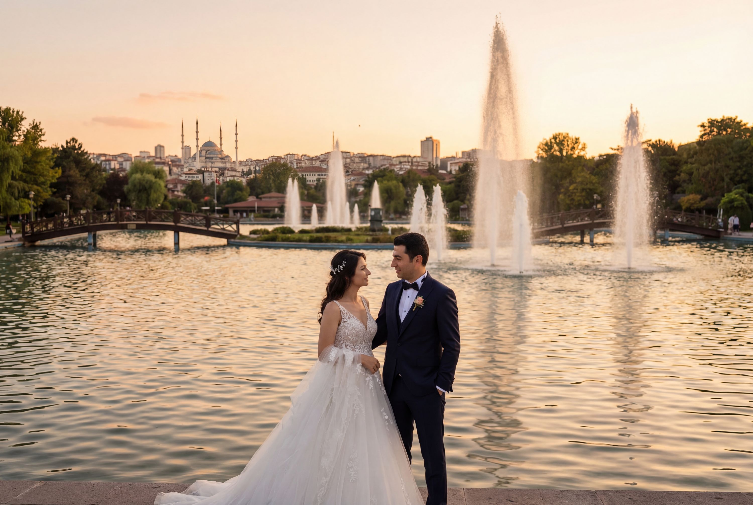 Gençlik Parkı (Youth Park) wedding photography Ankara 