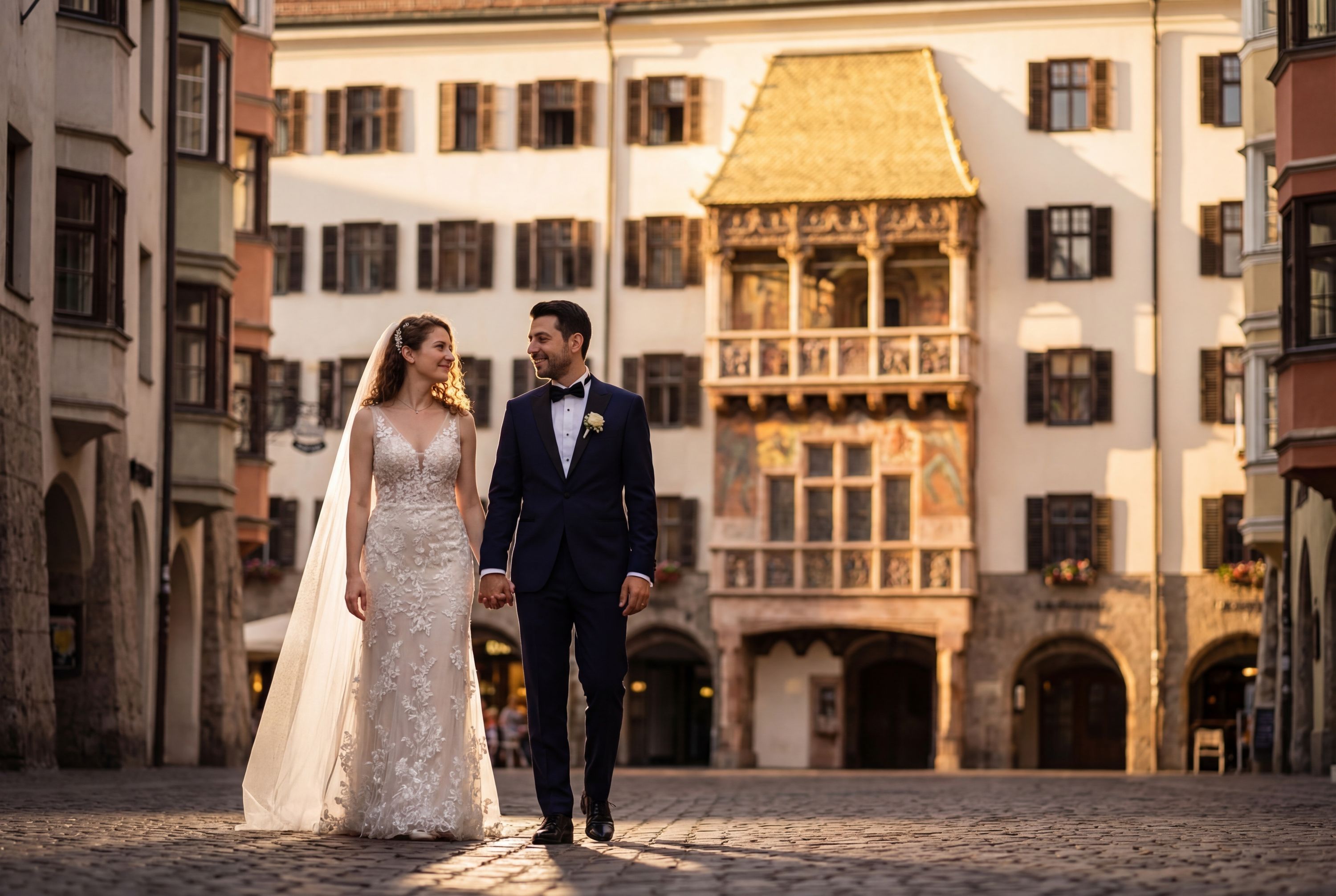 Wedding photography Innsbruck - Golden Roof (Goldenes Dachl)