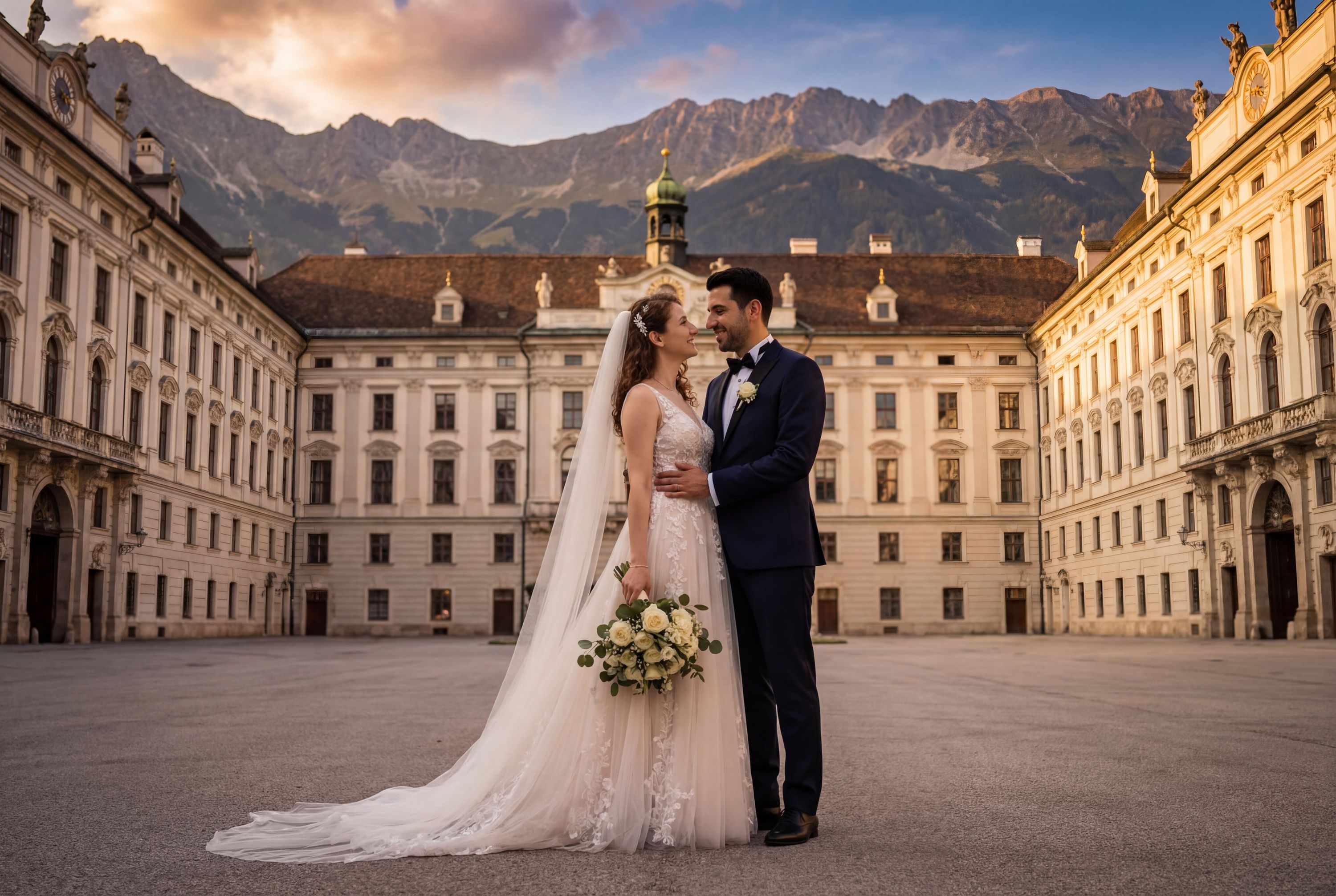 Wedding photography Innsbruck - Hofburg Imperial Palace