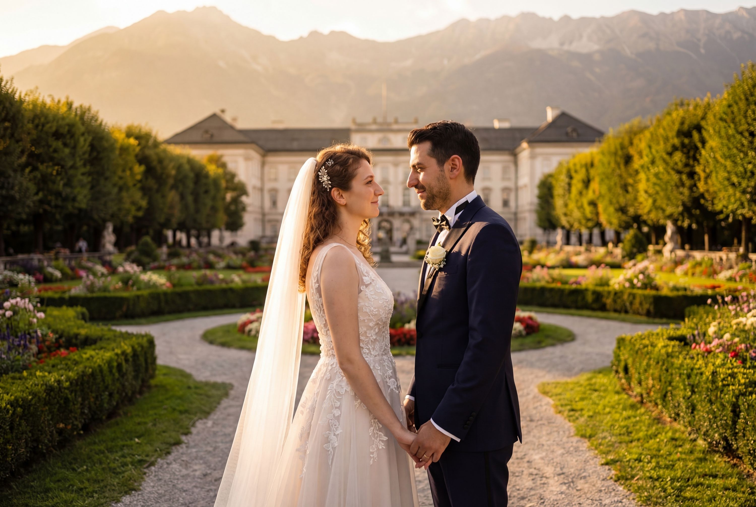 Wedding photography Innsbruck - Hofgarten (Imperial Garden)