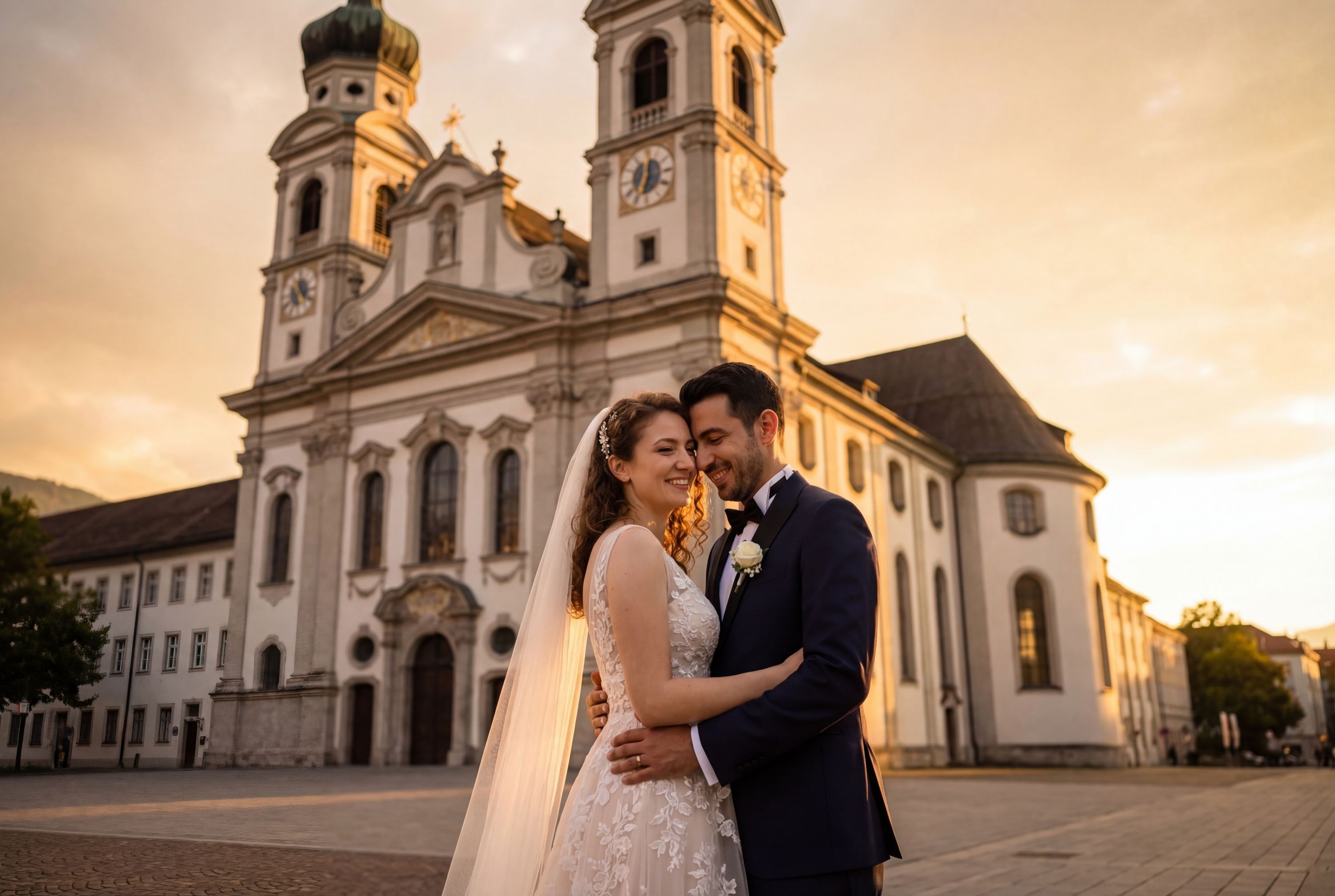 Wedding photography Innsbruck - Wilten Basilica (Basilika Wilten)