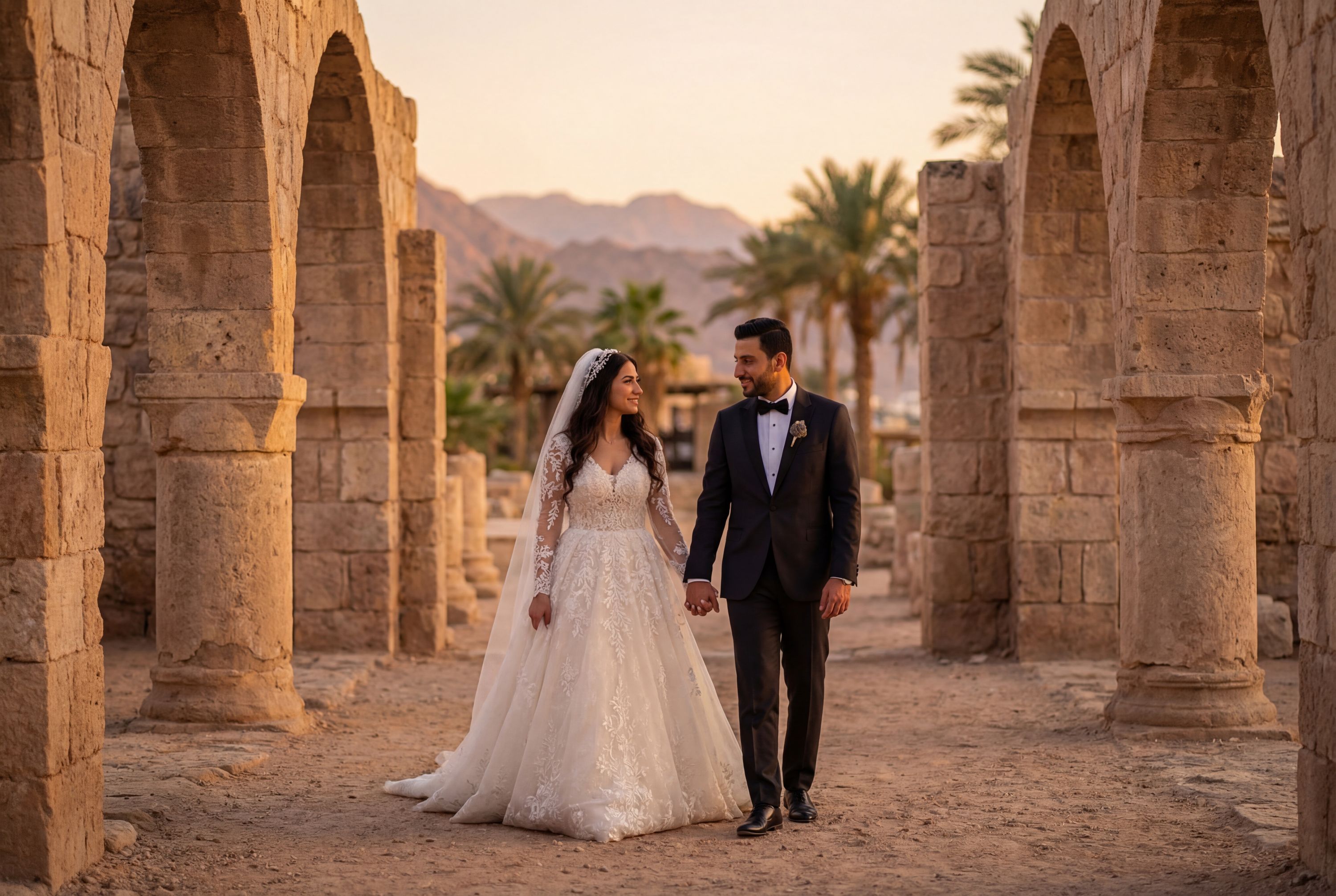 Aqaba Archaeological Museum Grounds wedding photography Aqaba 
