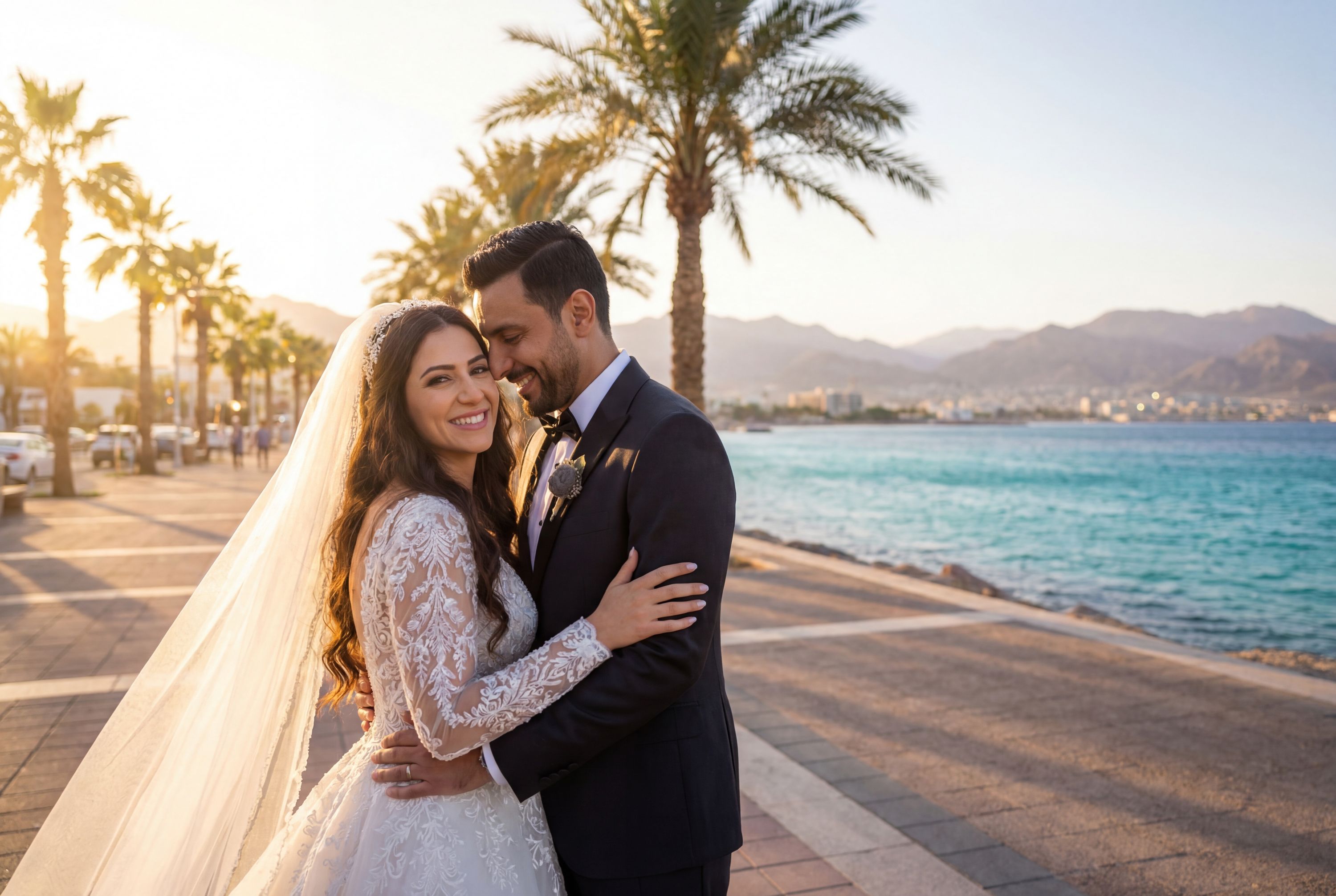 Aqaba Corniche & City Walk wedding photography Aqaba 