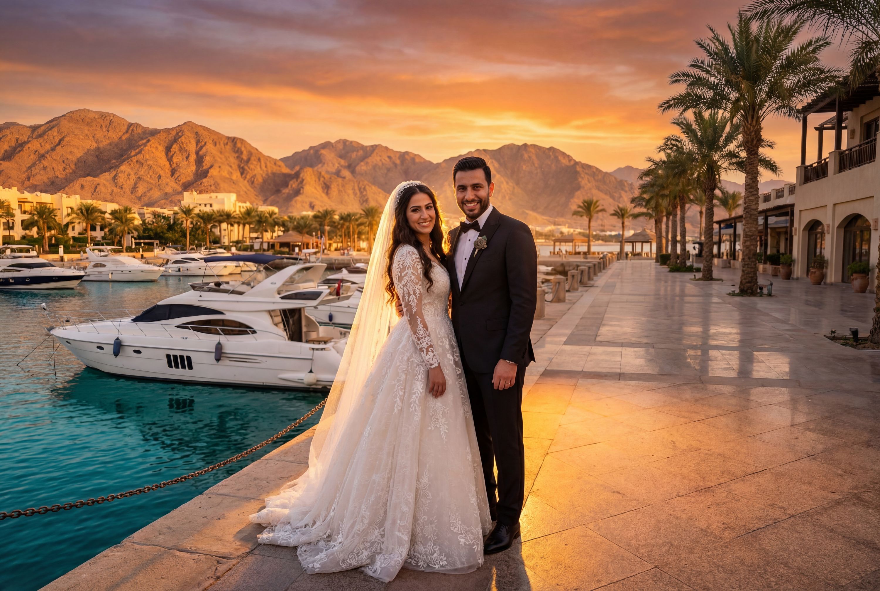 Tala Bay Resort & Marina wedding photography Aqaba 